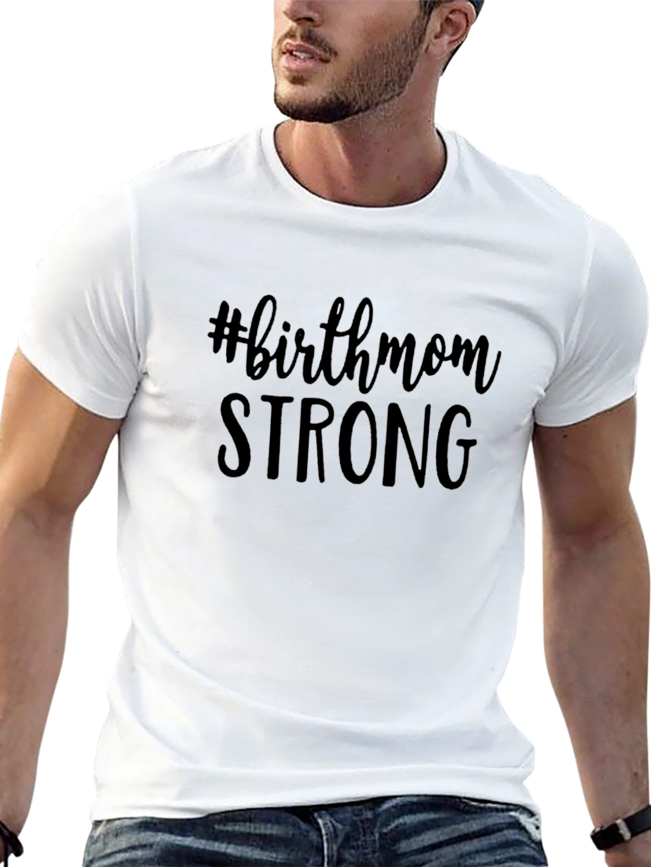 #birthmom STRONG T-Shirt - Support Adoptive Mothers