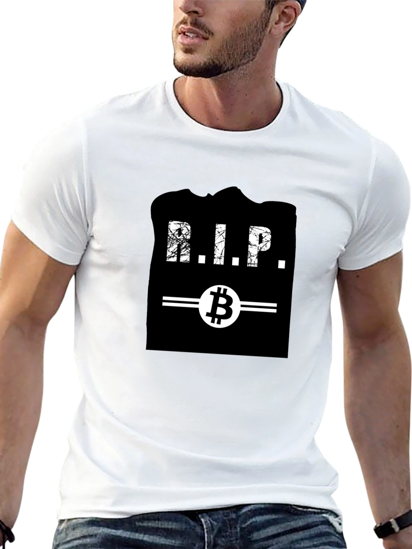 Bitcoin RIP T-Shirt - Crypto Humor Tee