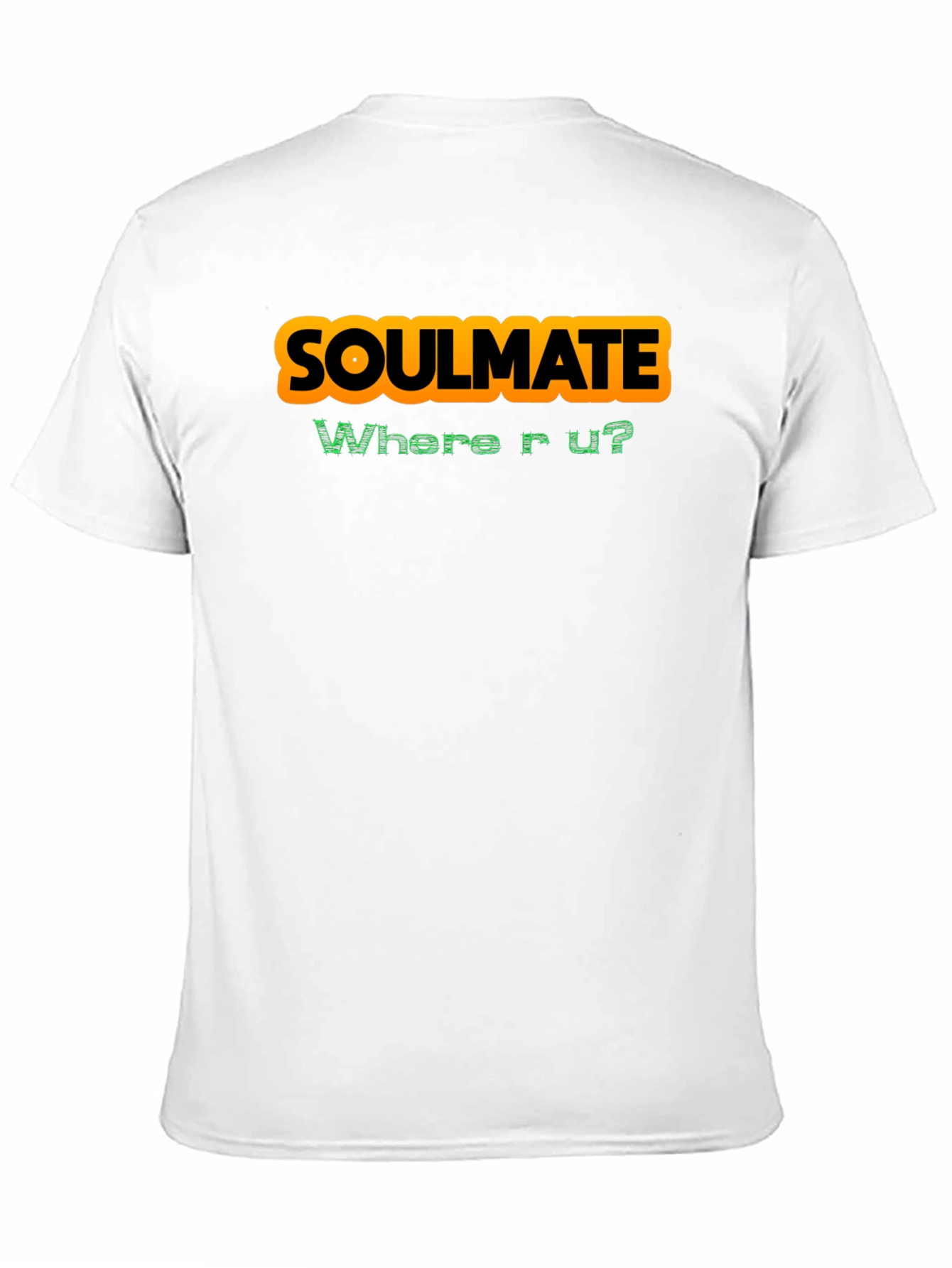 Soulmate Where R U? Graphic T-Shirt - Black