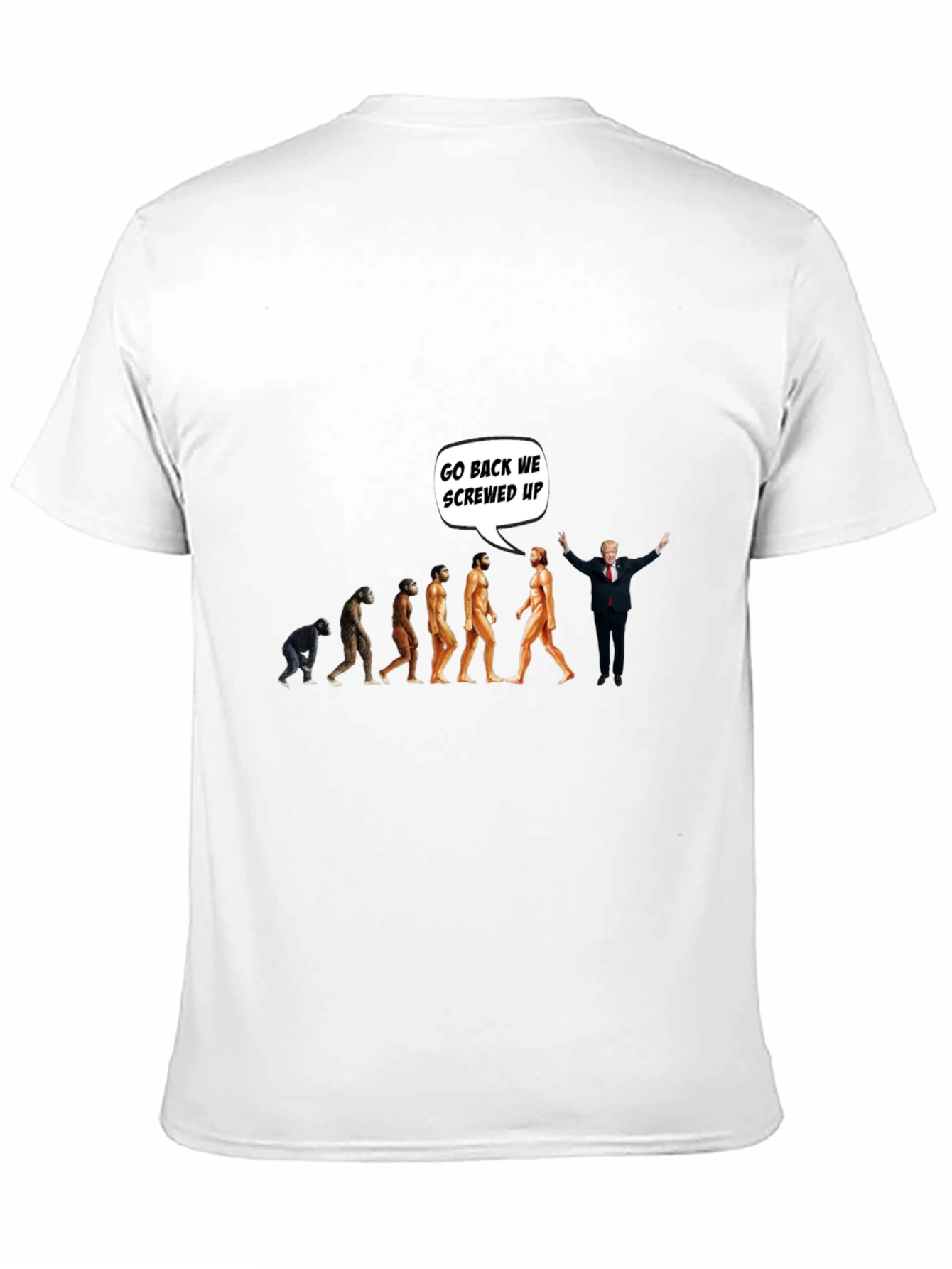Funny Evolution Graphic T-Shirt