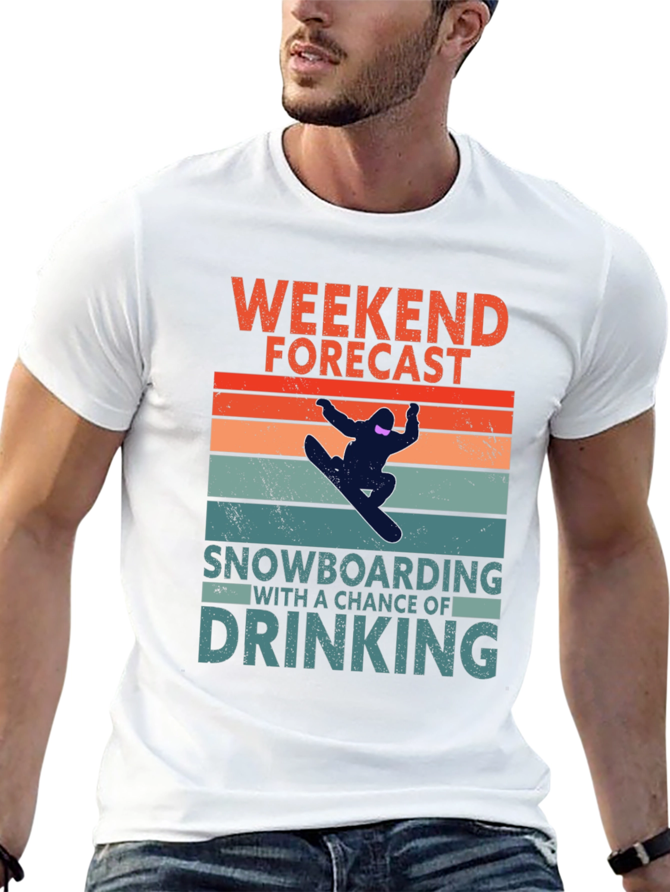 Weekend Forecast Snowboarding T-Shirt