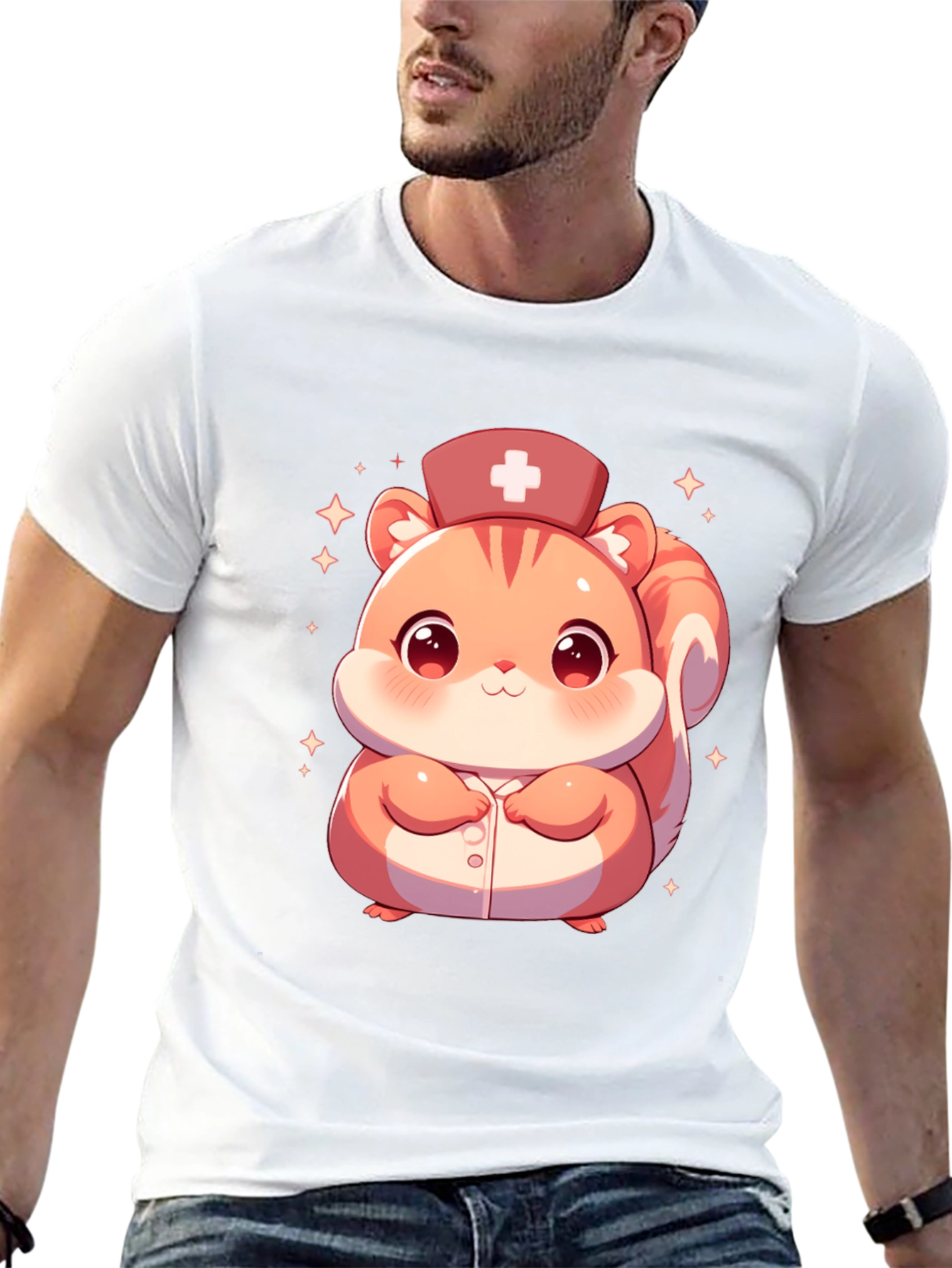 Cute Nurse Squirrel T-Shirt
