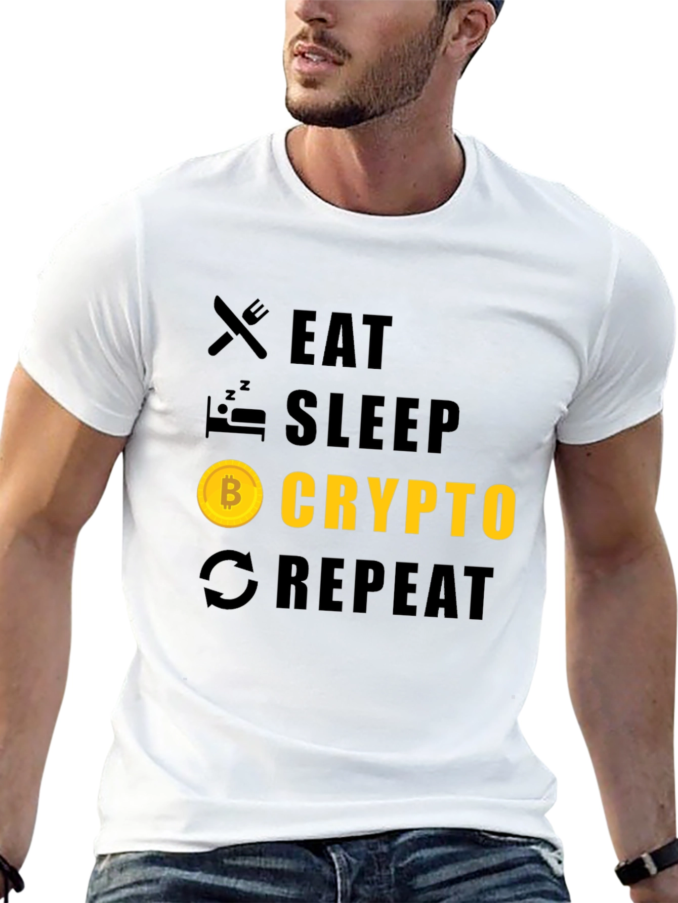 Eat Sleep Crypto Repeat T-Shirt