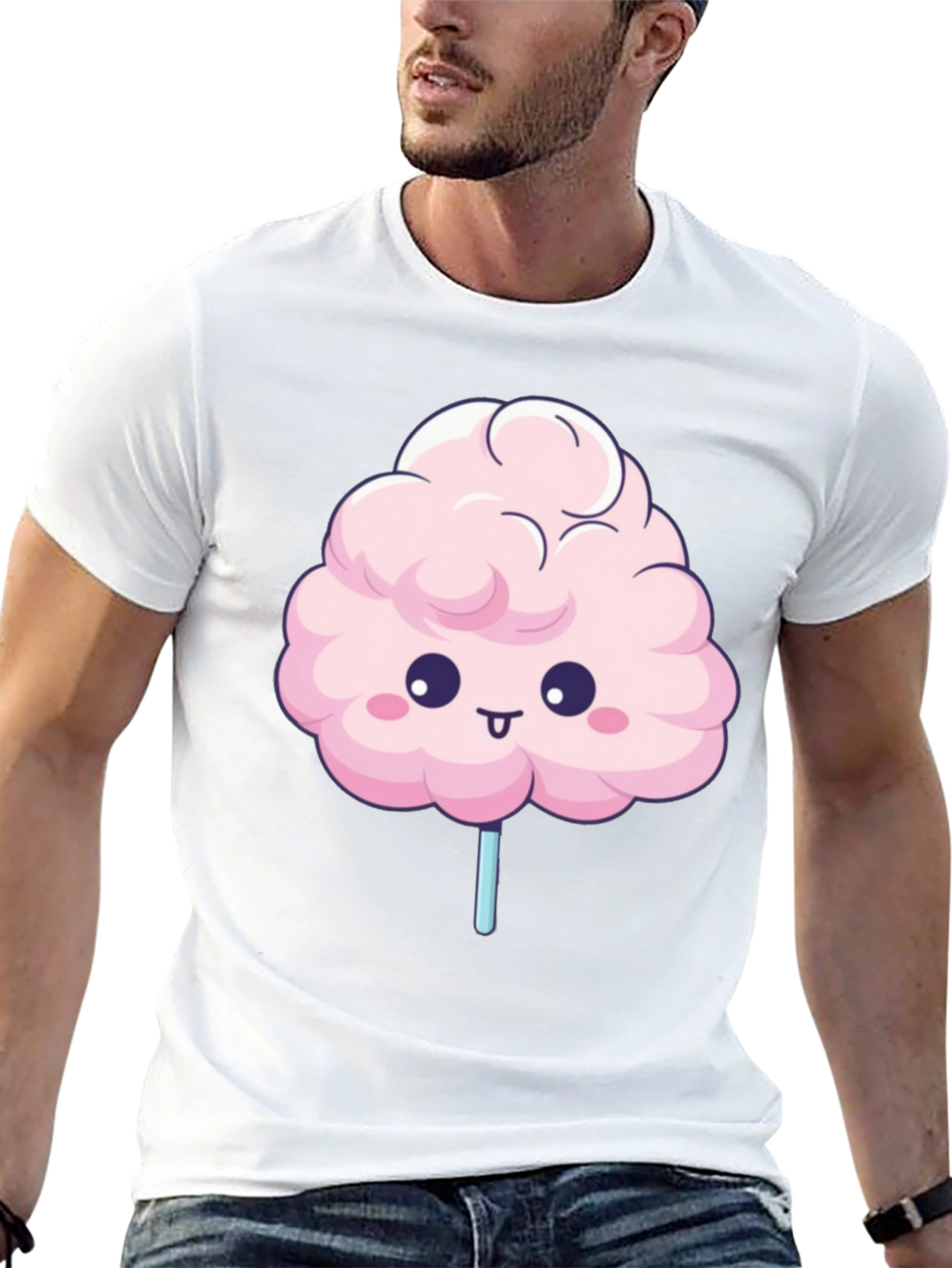 Cotton Candy Graphic Tee - Sweet & Fun