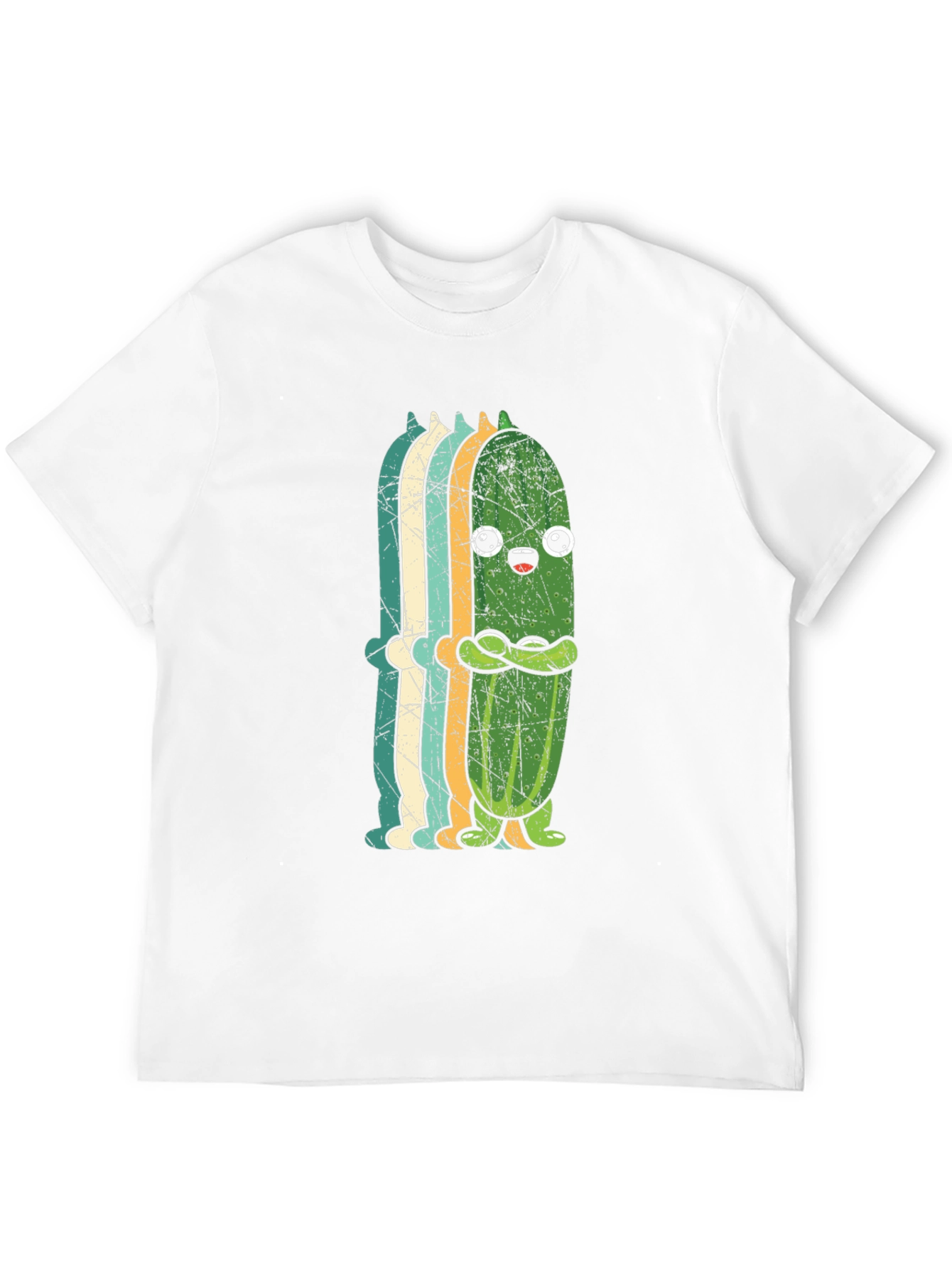 Funny Pickle Retro Style Graphic T-Shirt