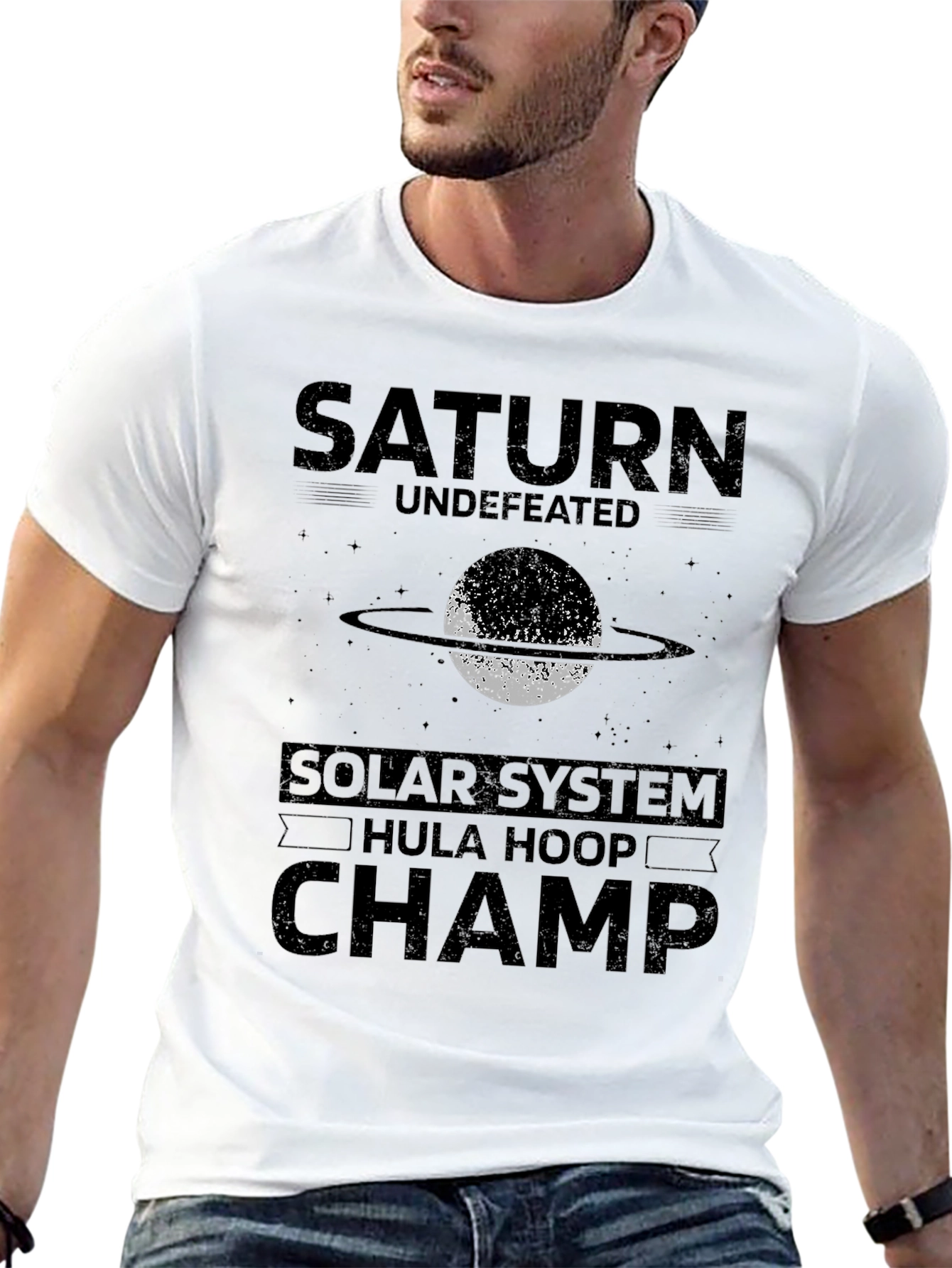 Saturn Undefeated Hula Hoop Champ T-Shirt