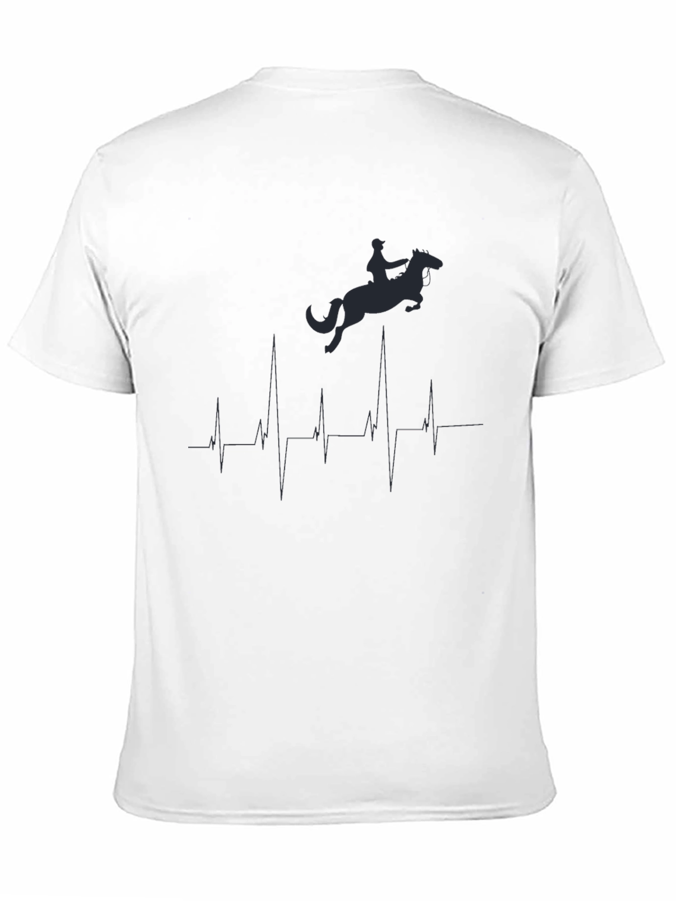 Equestrian Heartbeat T-Shirt - Horse Lover Tee