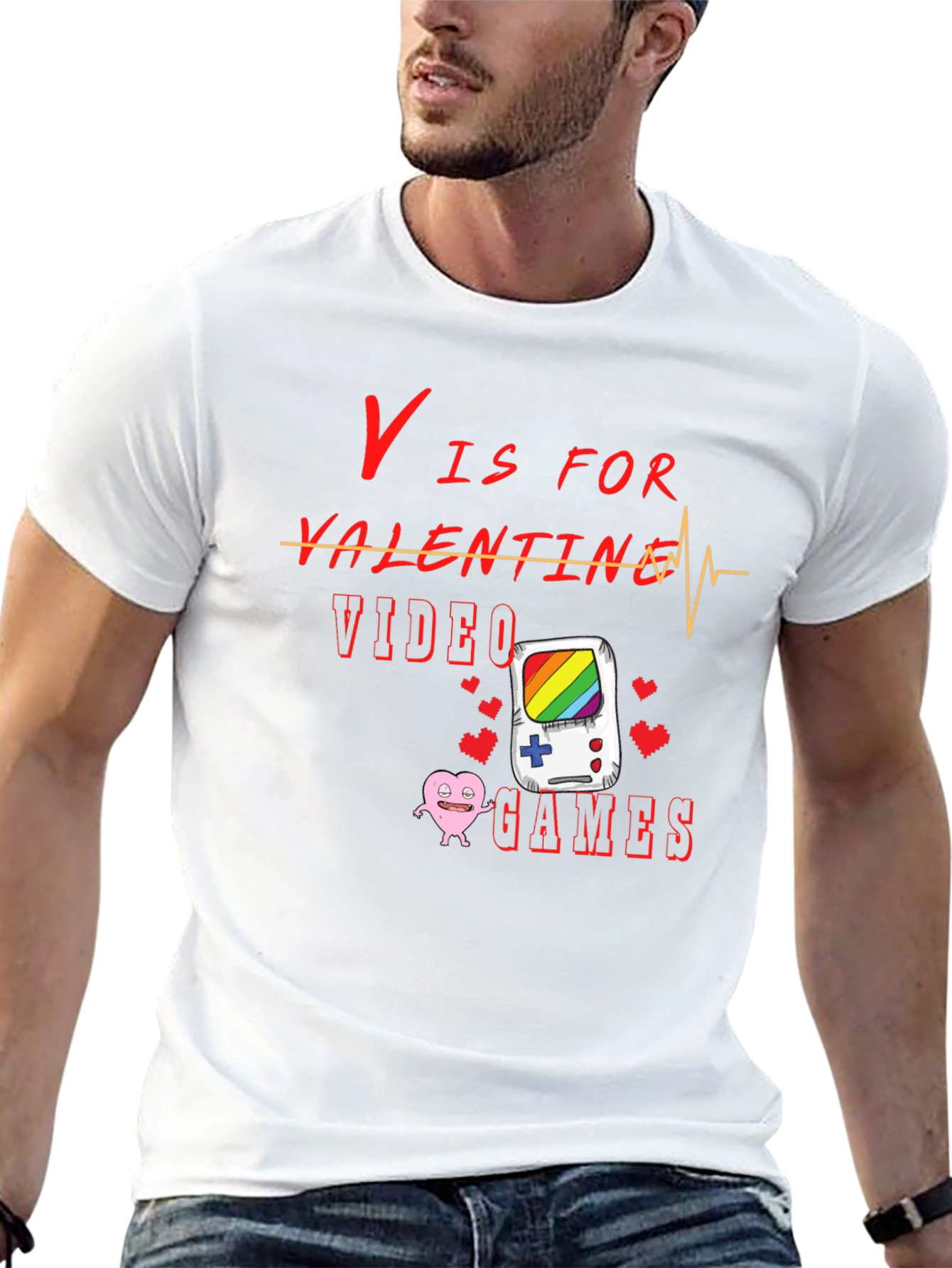 Valentines Day Video Game T-Shirt