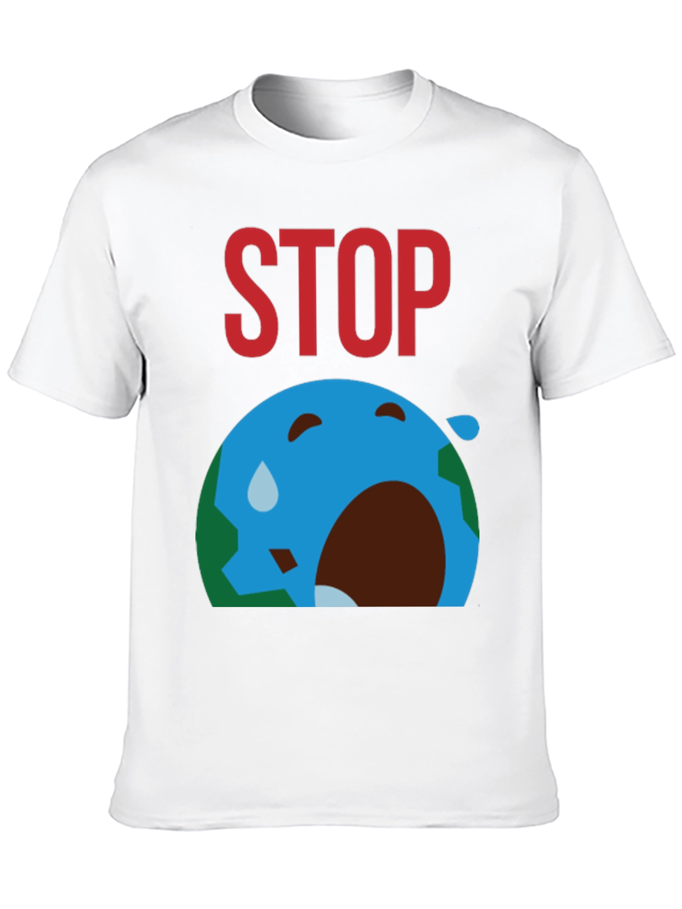 Stop Hurting Earth T-Shirt - Environmental Awareness Tee