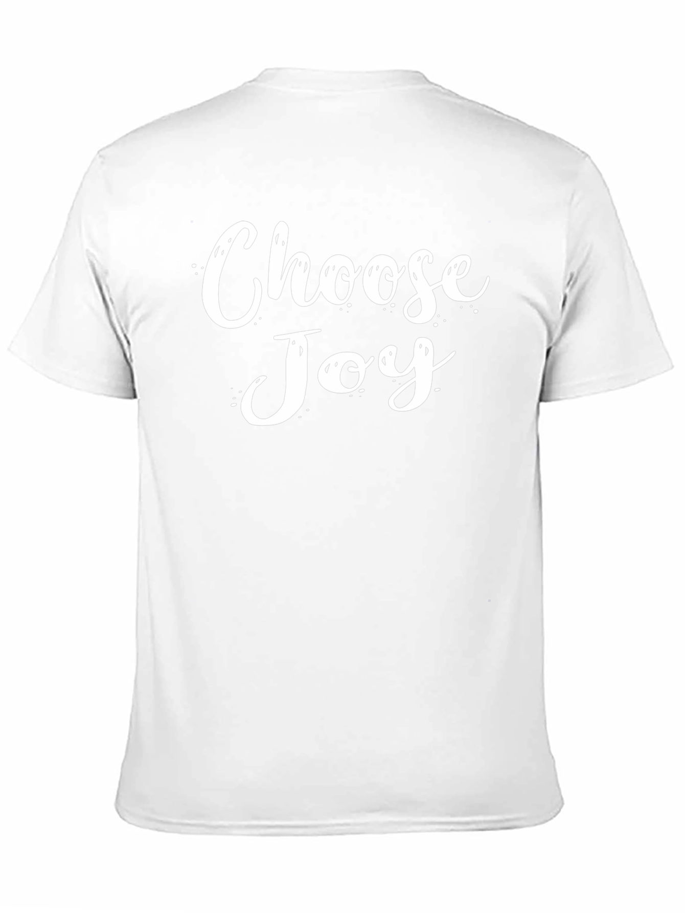 Choose Joy Black T-Shirt: Inspirational Graphic Tee