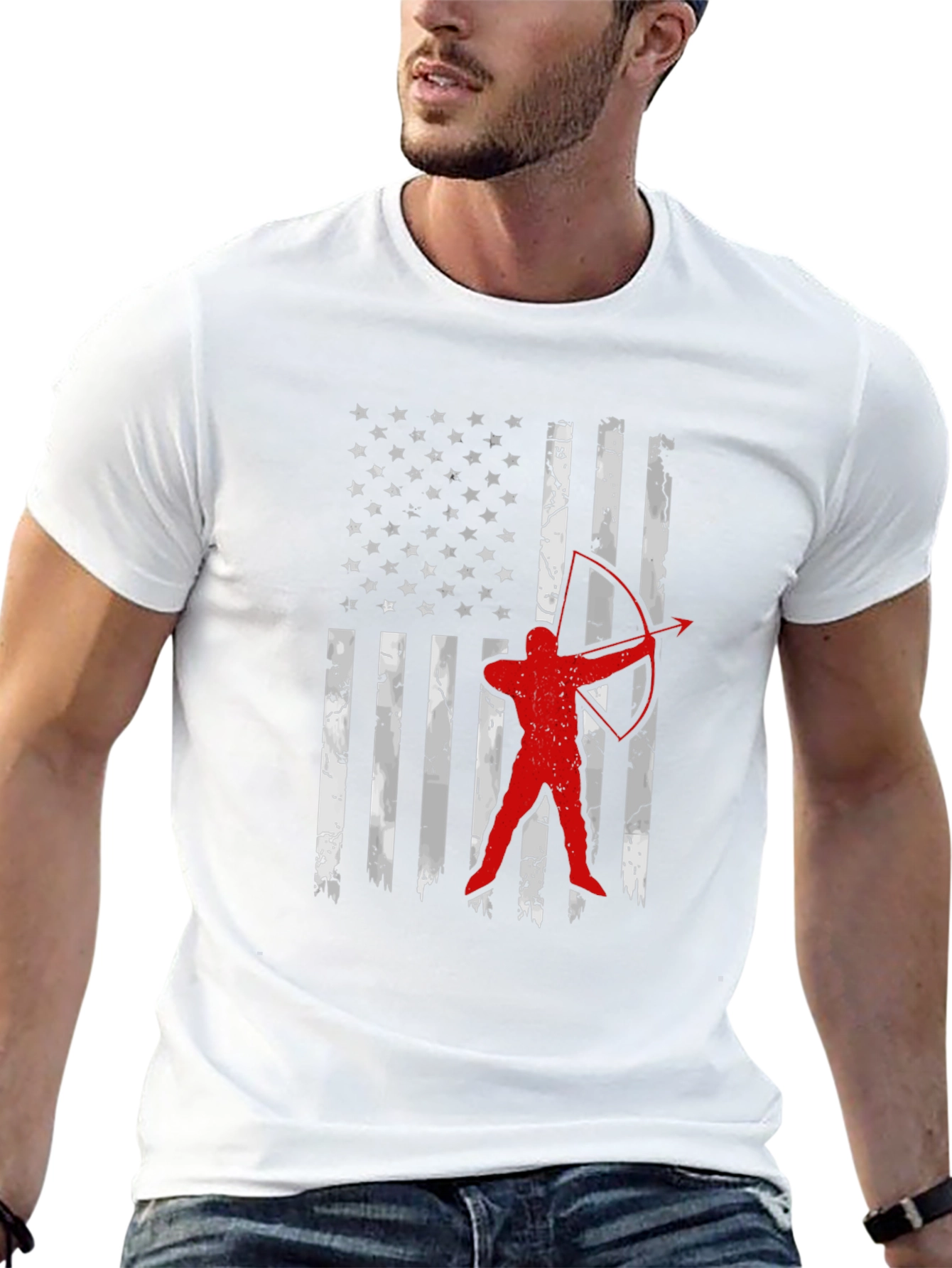 Archery USA Flag Graphic Tee