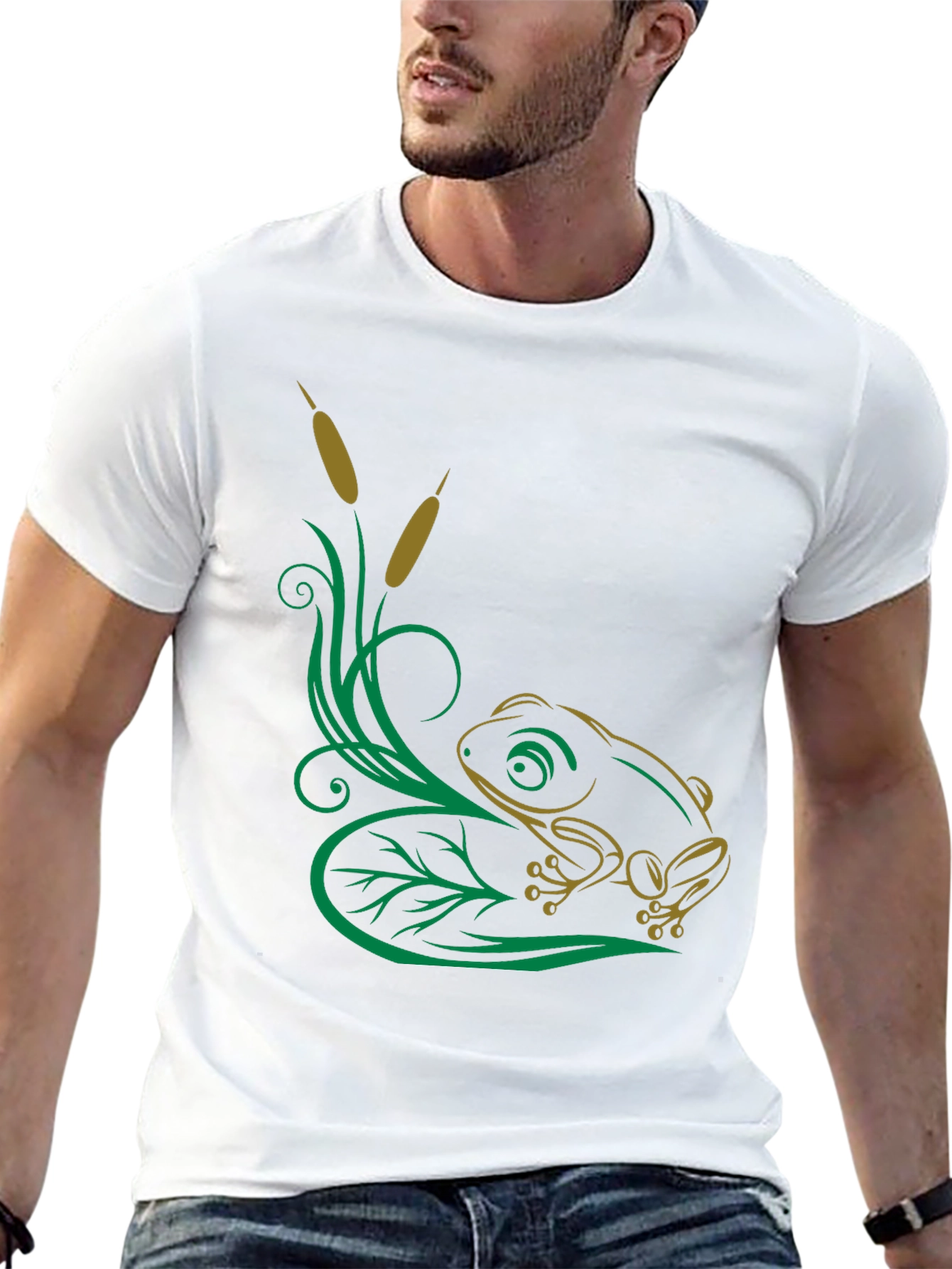 Frog Graphic T-Shirt - Nature Lovers Tee