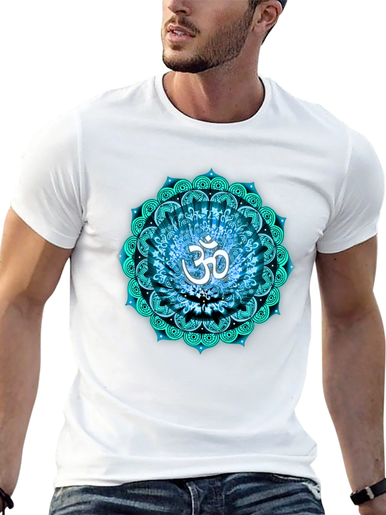 Om Mandala T-Shirt - Spiritual Design