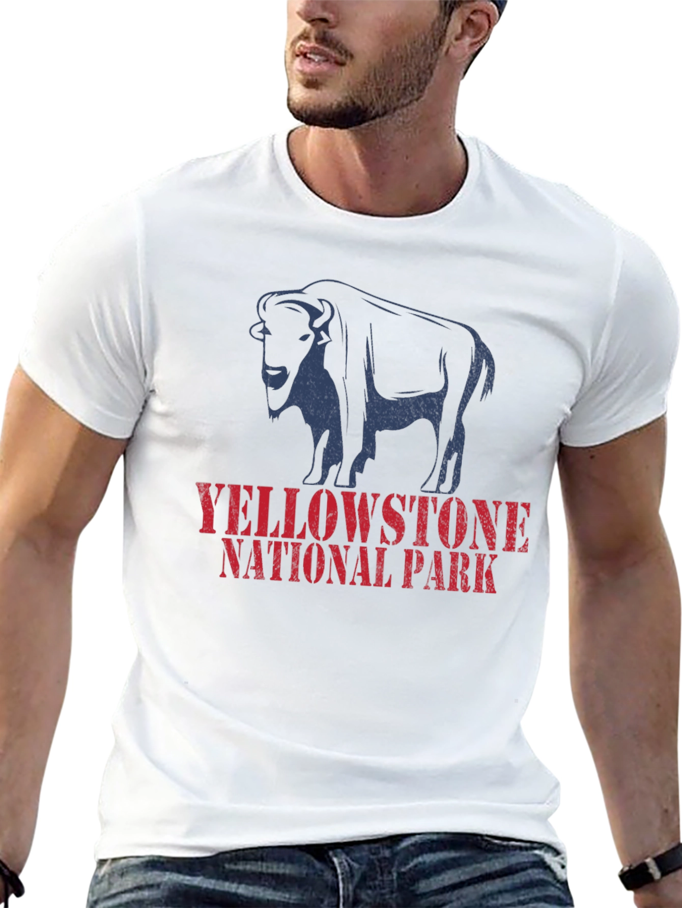 Yellowstone National Park Bison Graphic Tee
