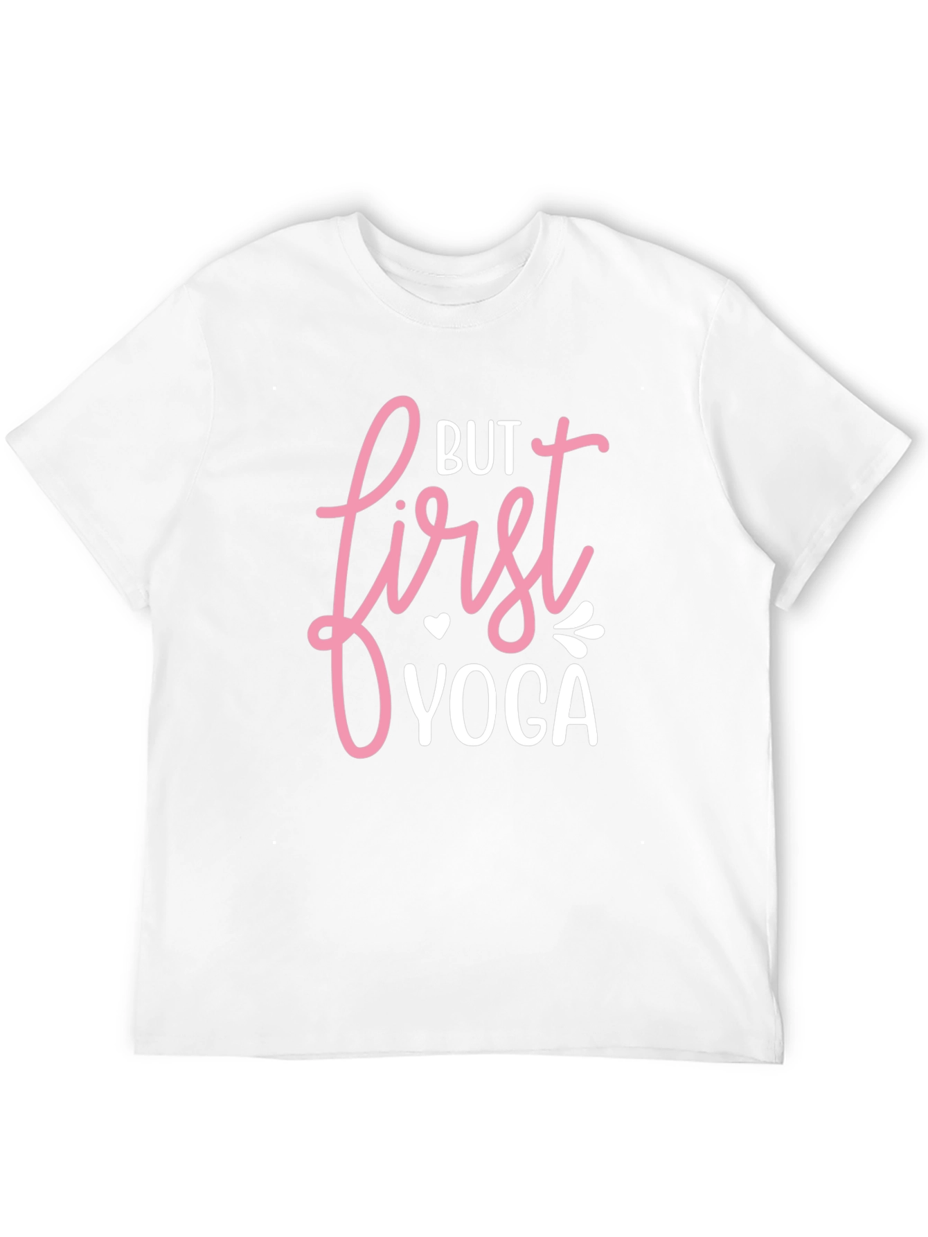 But First Yoga Black Graphic Tee