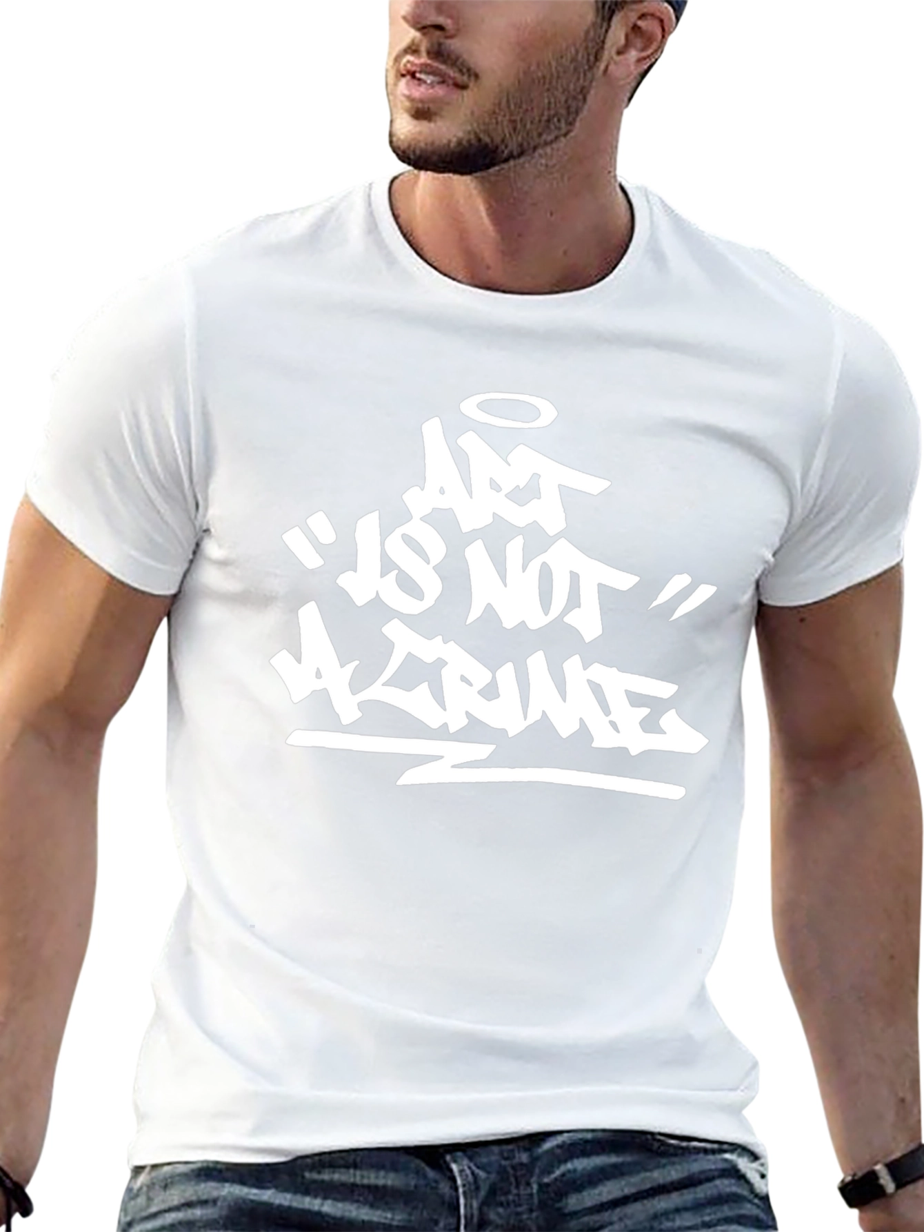 Art Is Not A Crime Graphic Tee - Unisex