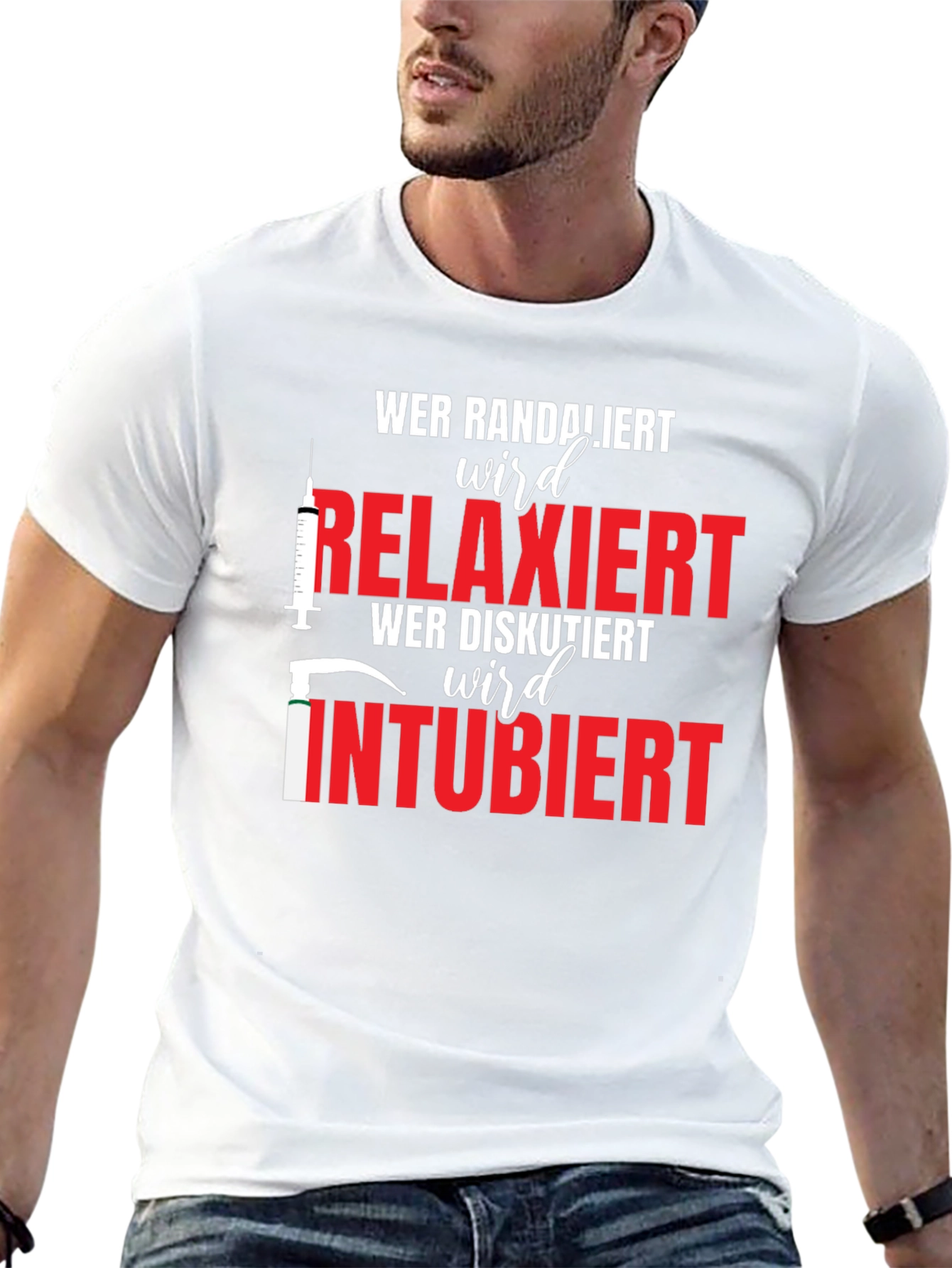 Wer Randaliert Shirt: Relaxiert Intubiert T-Shirt