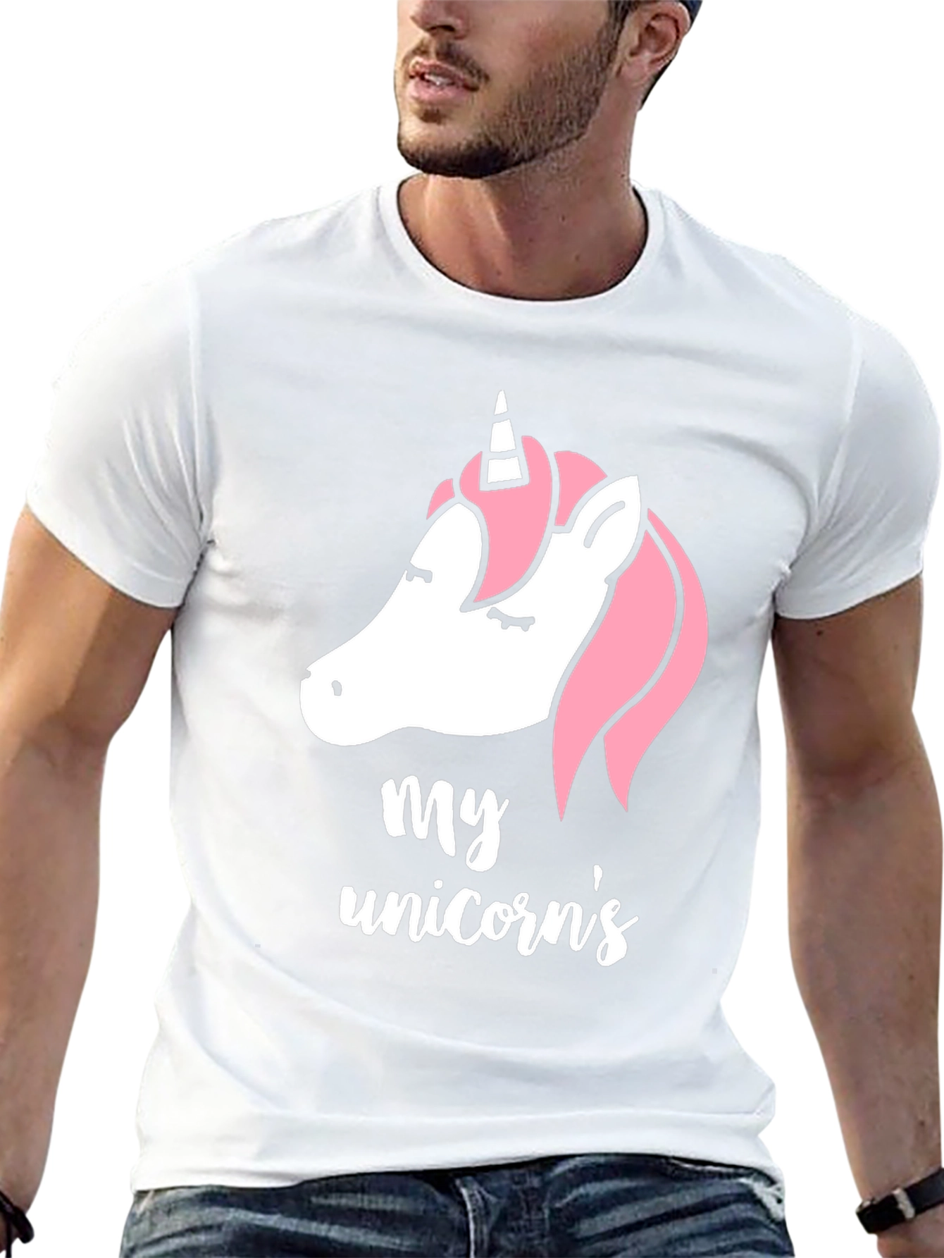 My Unicorns T-Shirt | Black Tee