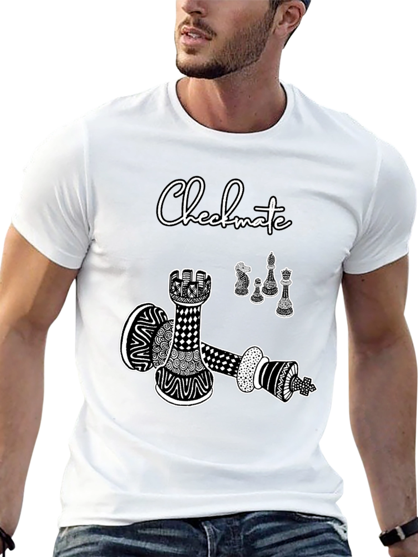 Checkmate Graphic Tee - Stylish Chess Design