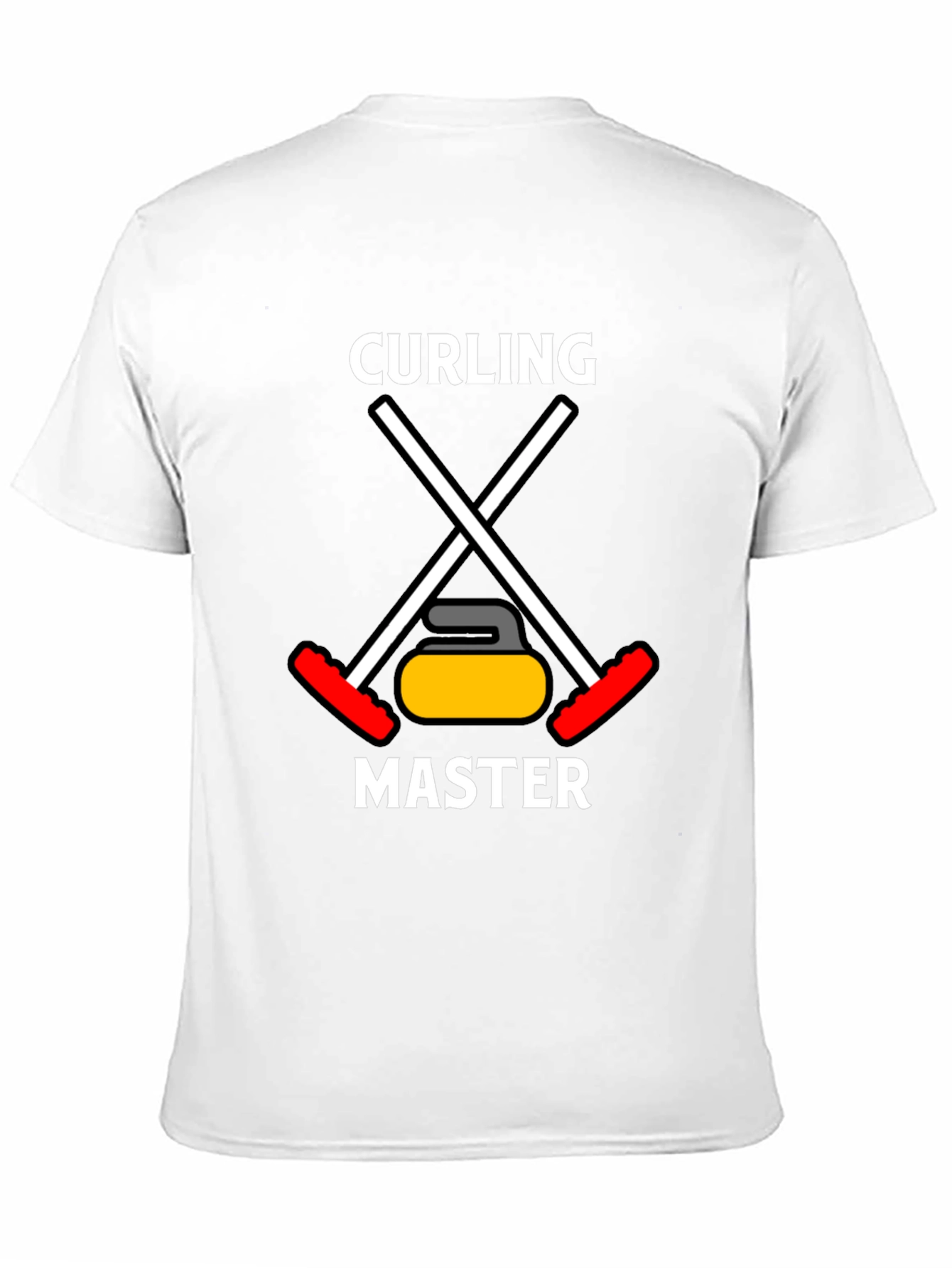 Curling Master Graphic T-Shirt - Black