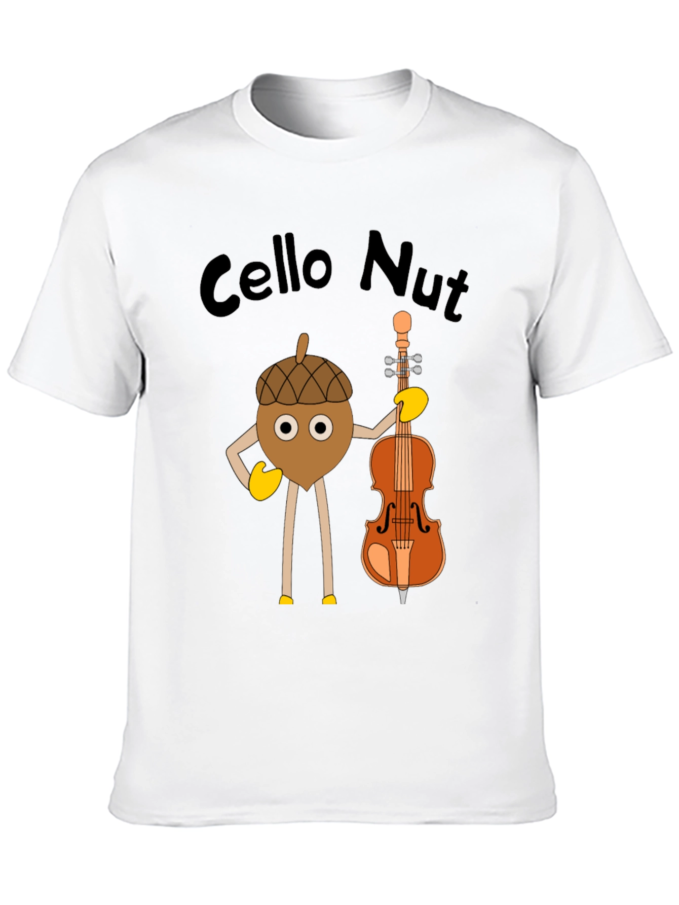 Cello Nut T-Shirt - Funny Music Tee