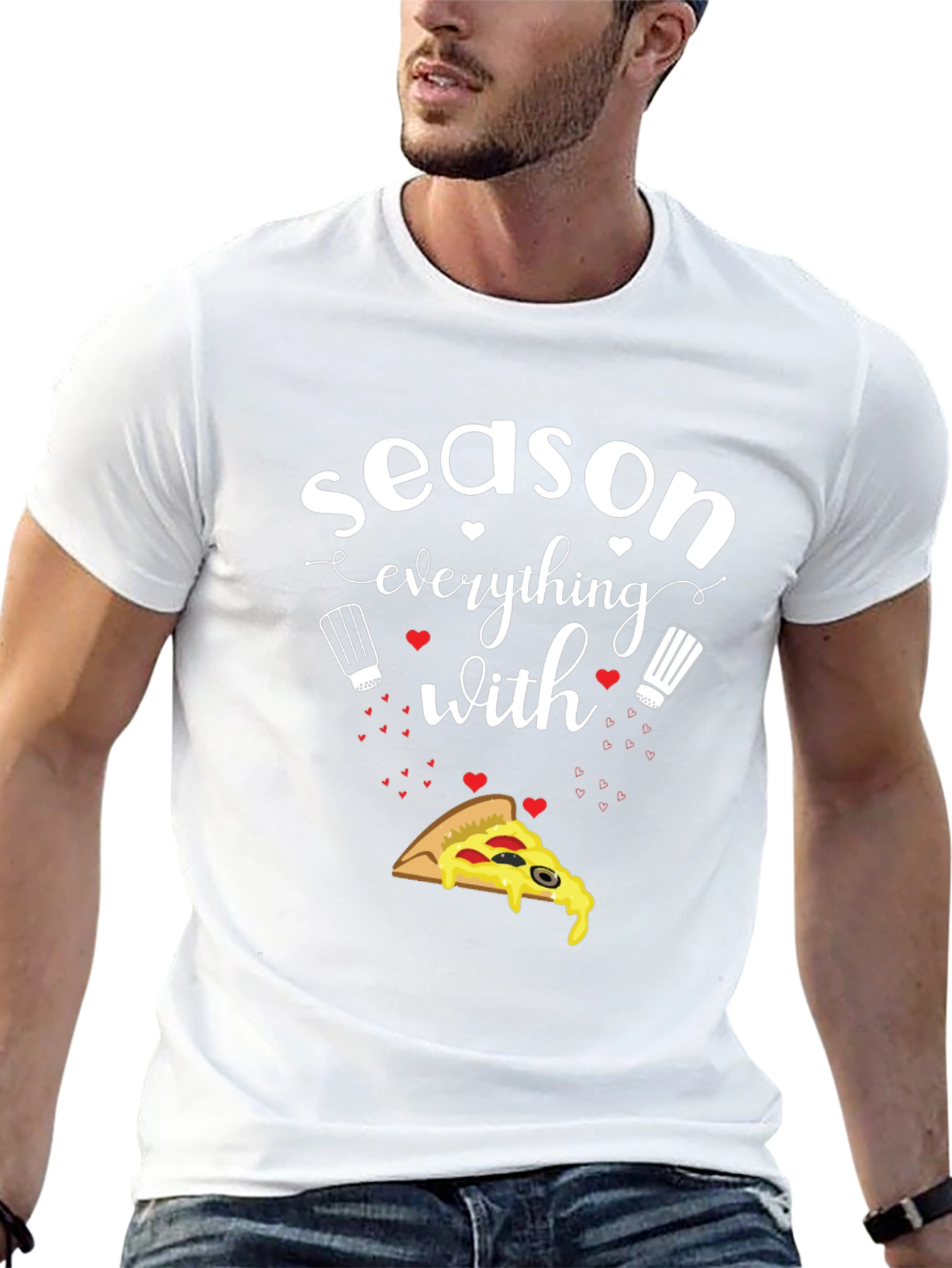 Season Everything with Pizza Graphic Tee