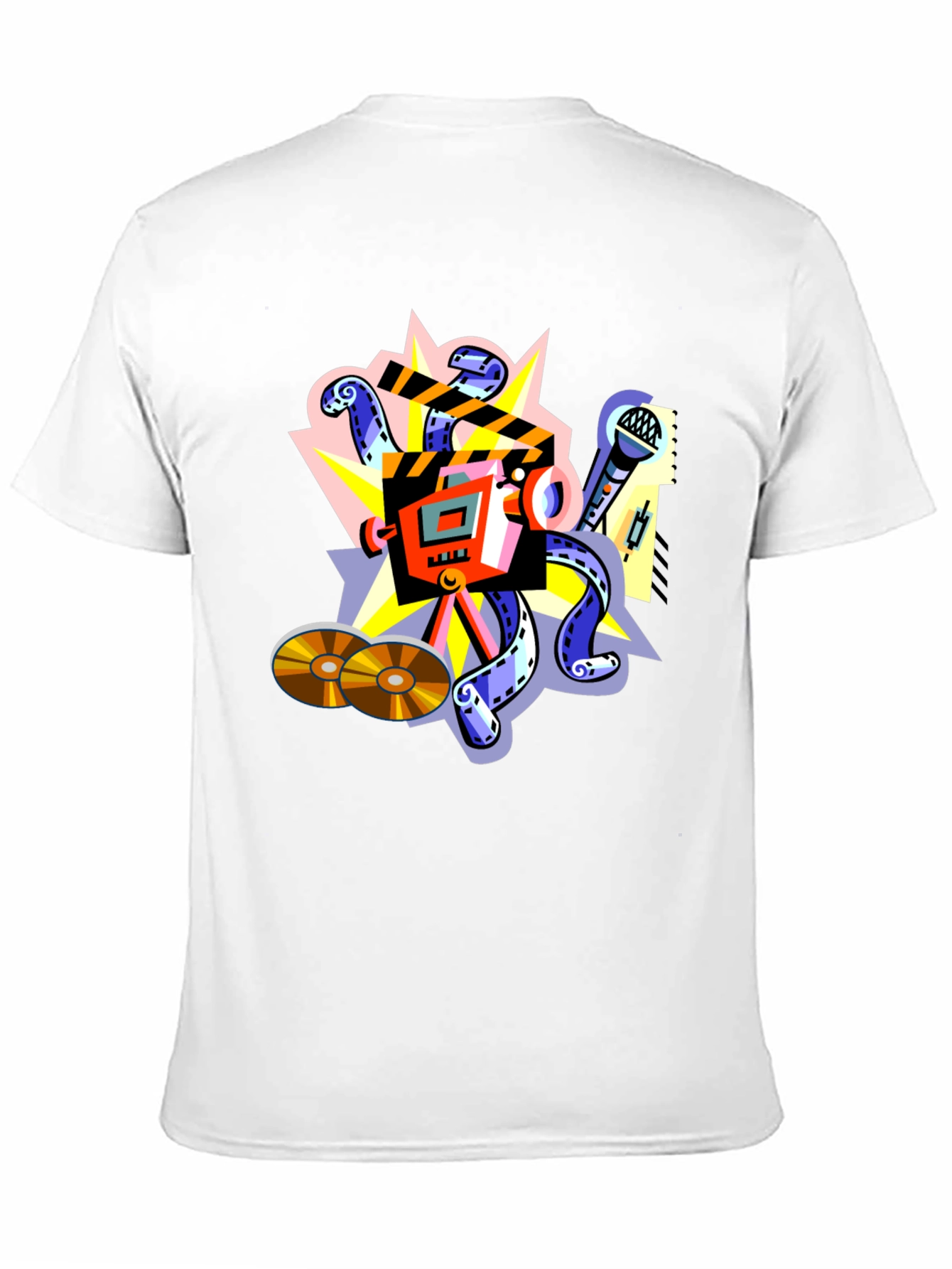 Movie Mania Tee - Black Graphic T-Shirt