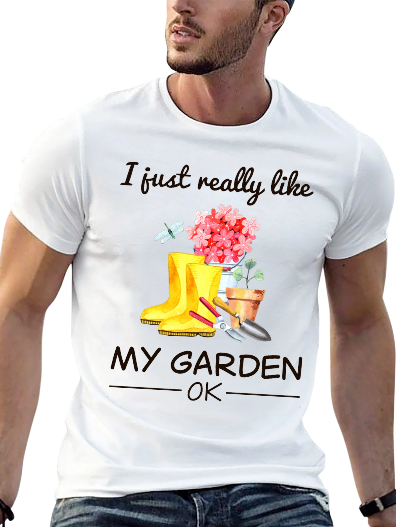 I Like My Garden T-Shirt Gardener Gift
