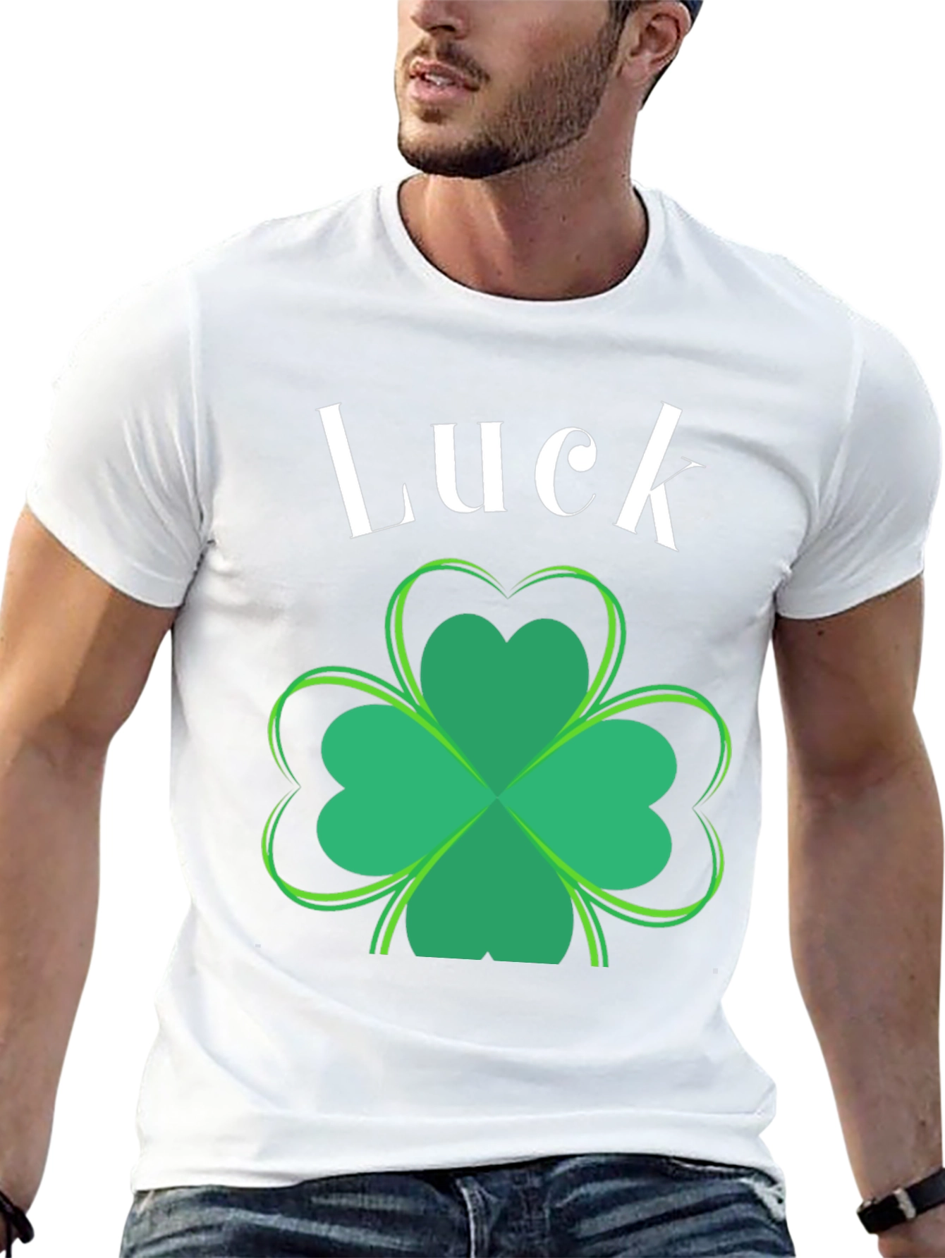 Lucky Clover Graphic T-Shirt - St. Patricks Day