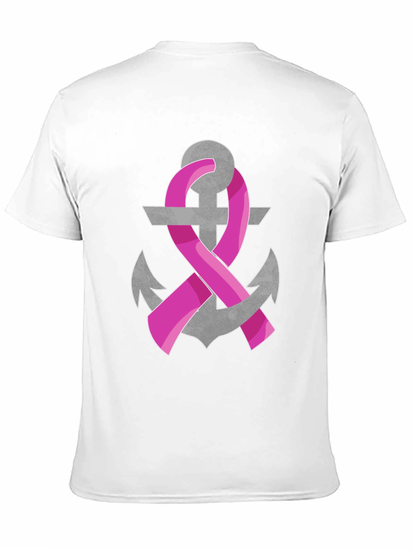 Anchor Breast Cancer Awareness T-Shirt