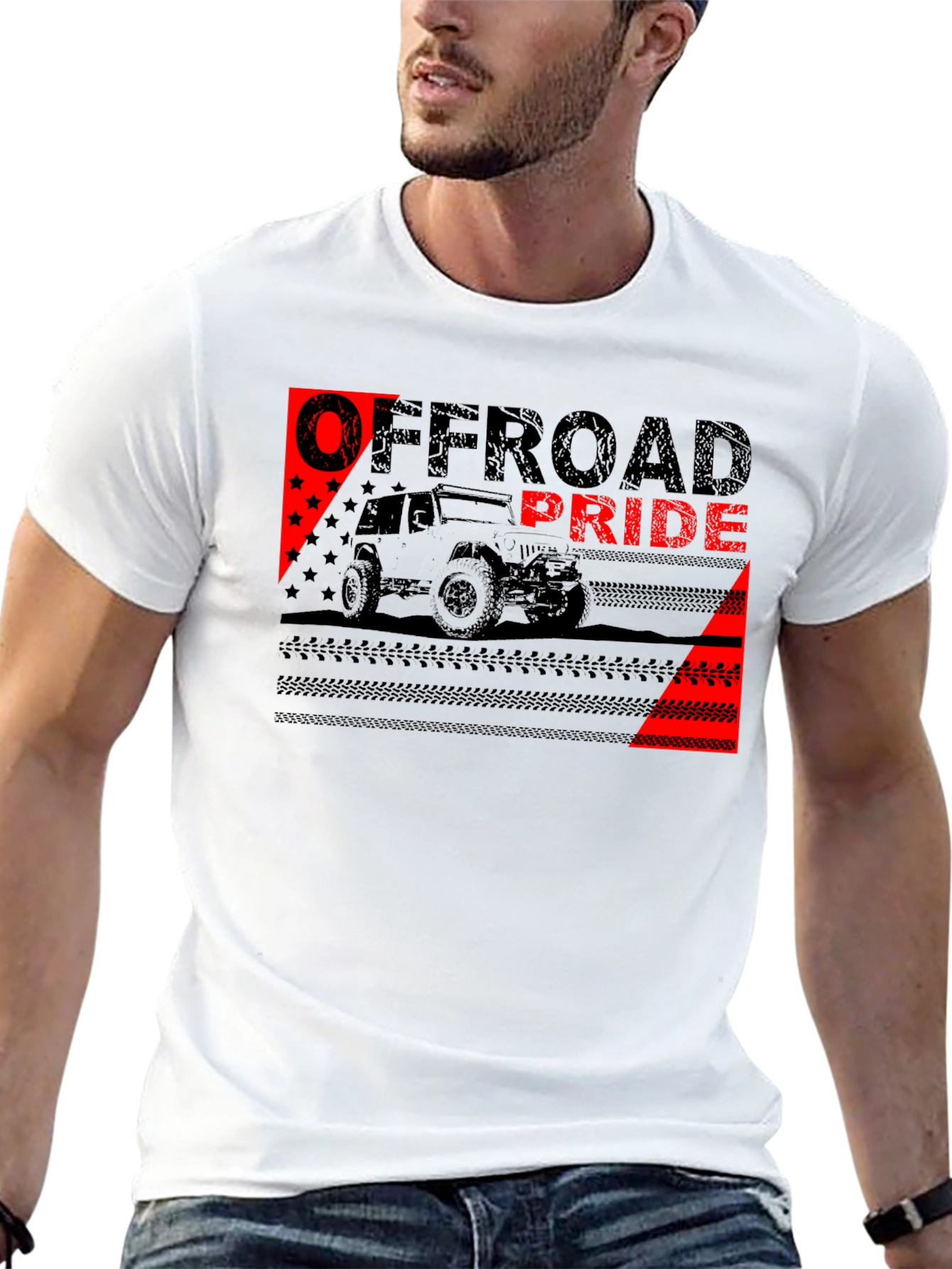 Offroad Pride Graphic T-Shirt - Black