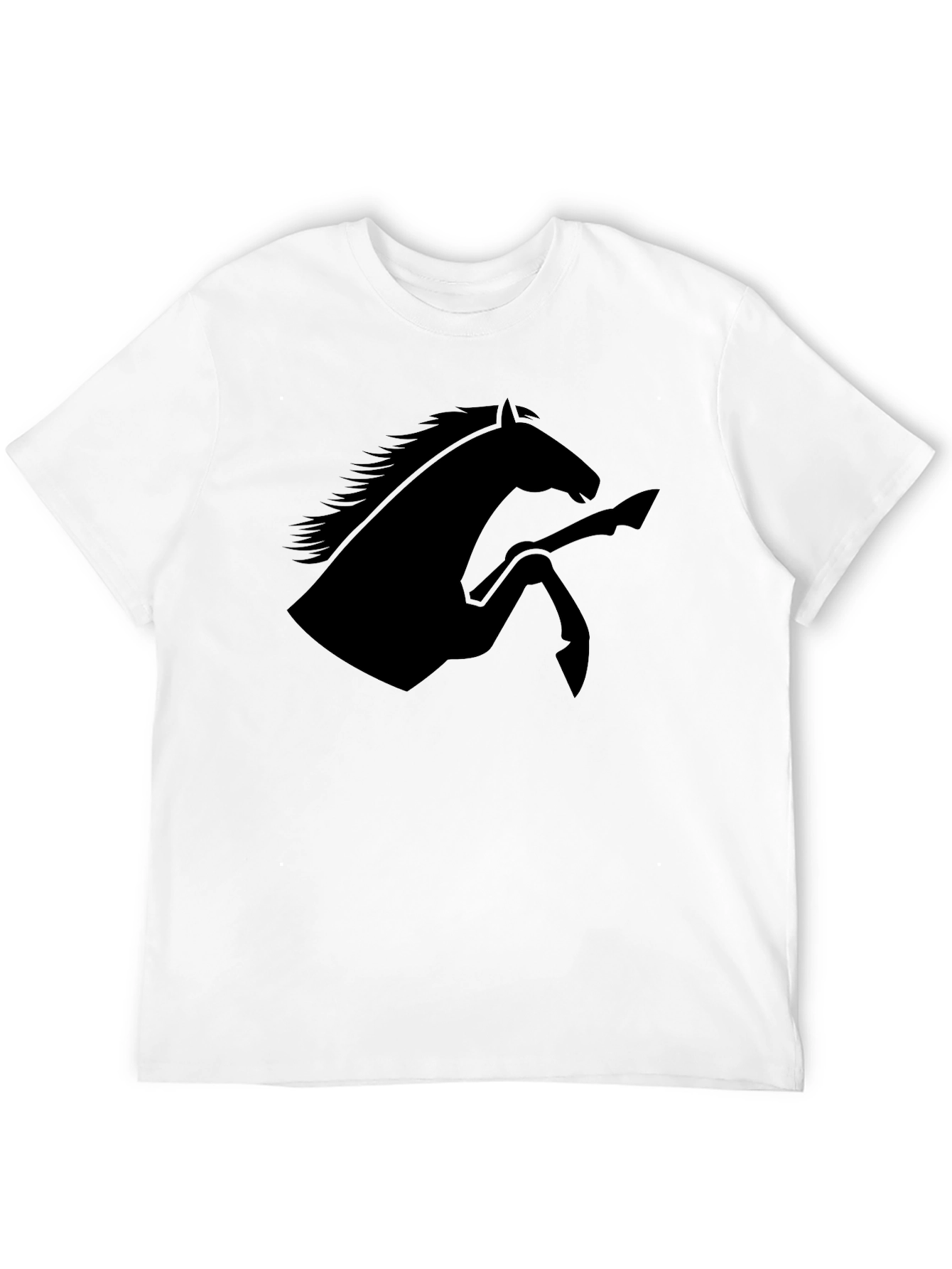 Black Horse Graphic T-Shirt