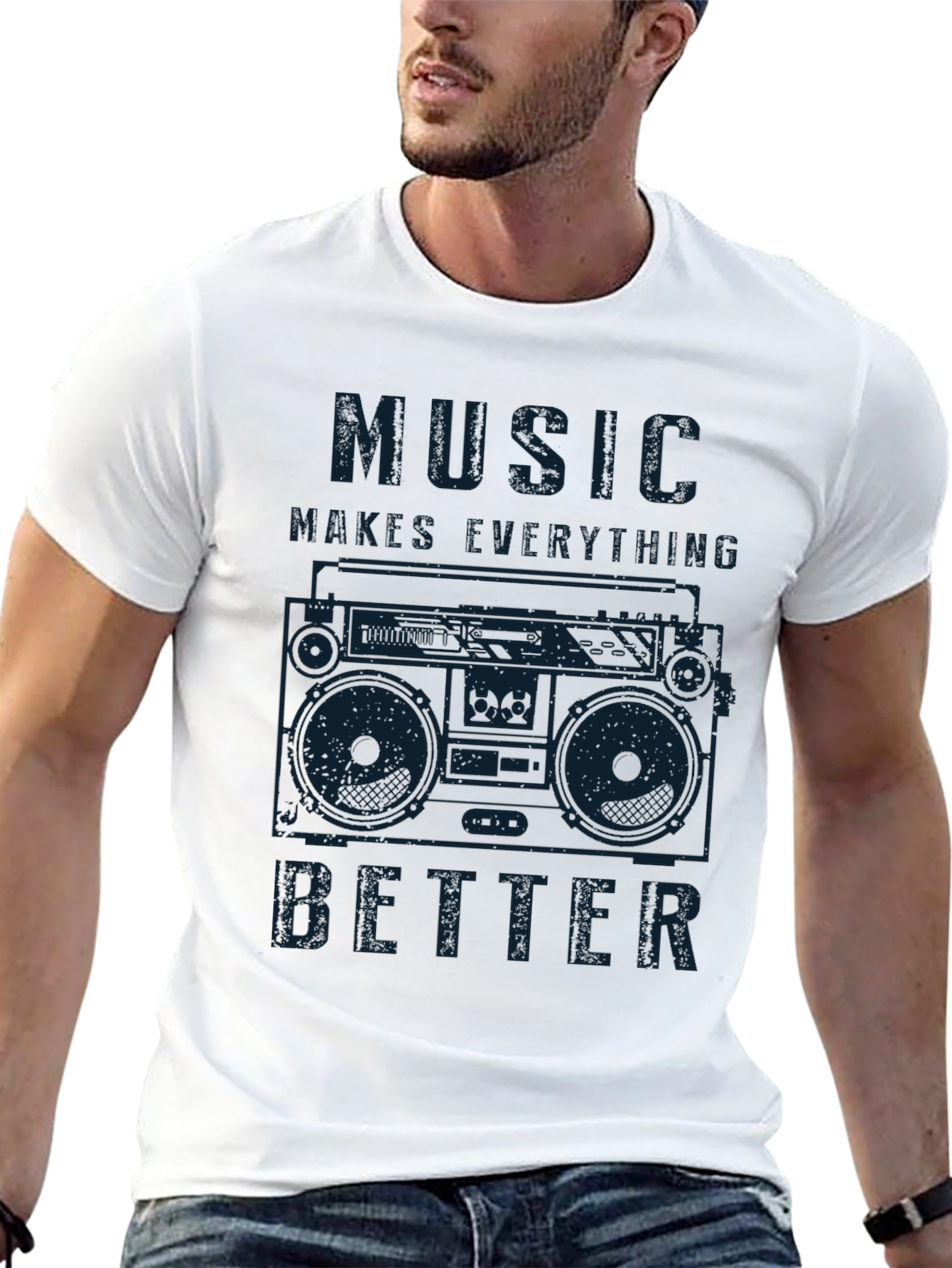 Music Makes Everything Better Graphic Tee