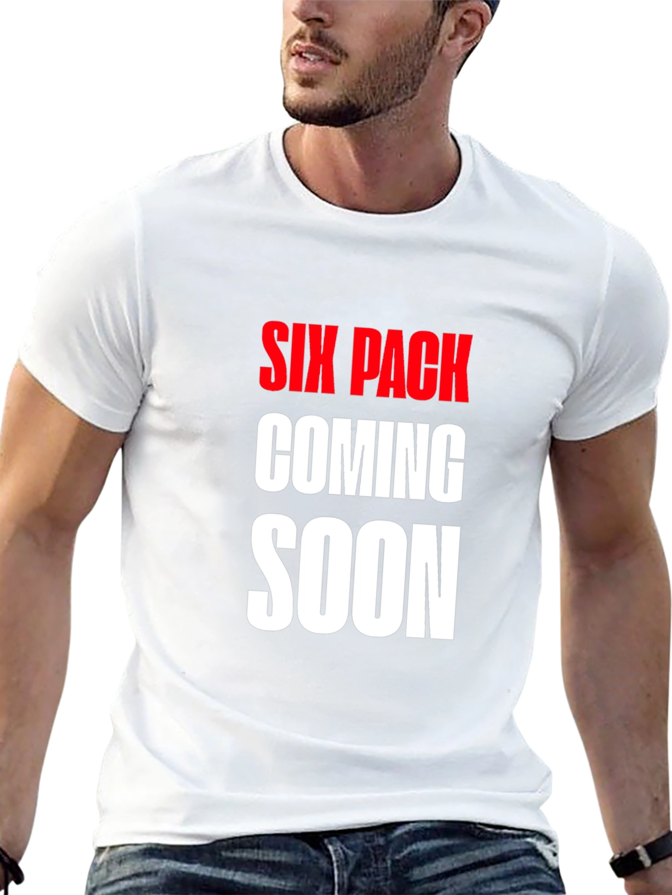 Six Pack Coming Soon Graphic Tee - Black
