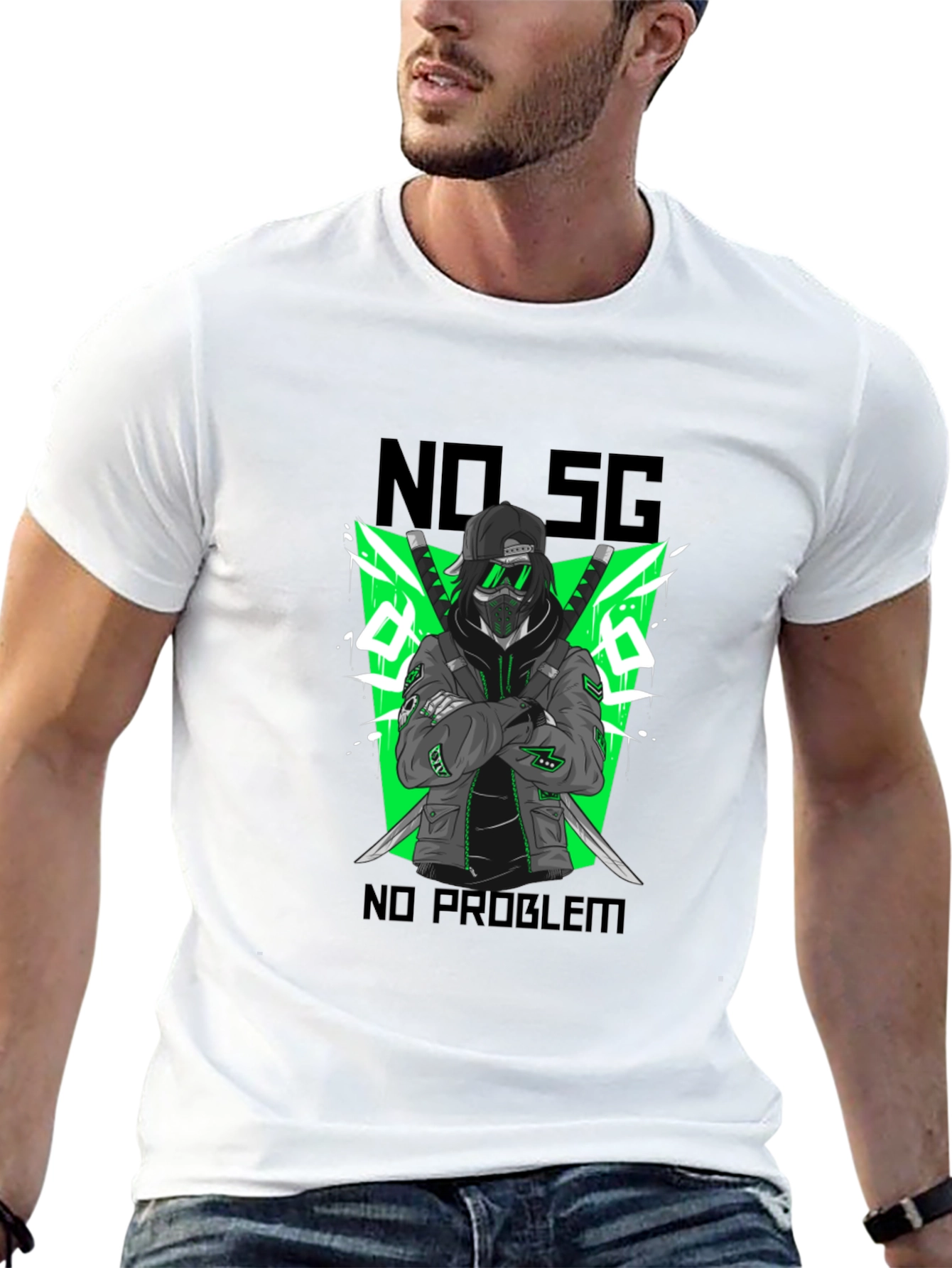 No 5G No Problem Graphic T-Shirt