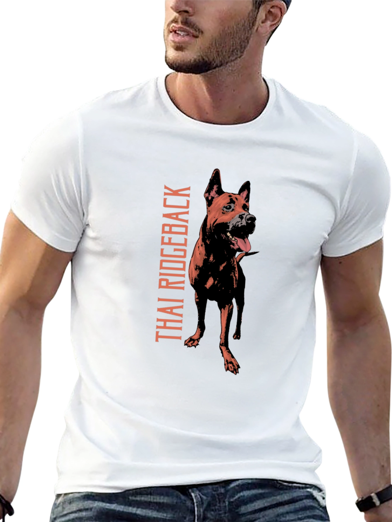 Thai Ridgeback Dog Graphic Tee - Unique Design