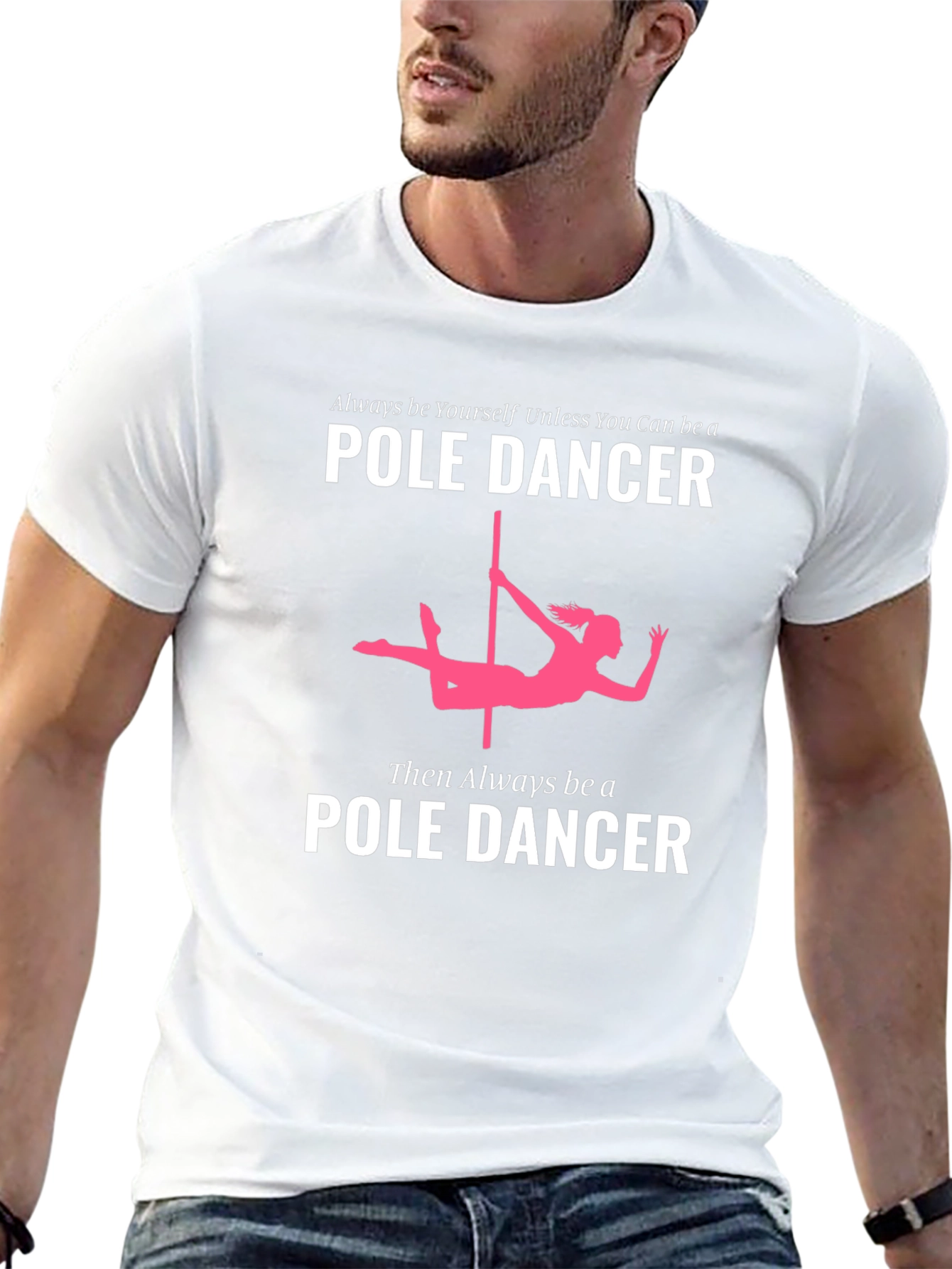 Pole Dancer Graphic T-Shirt - Novelty Tee