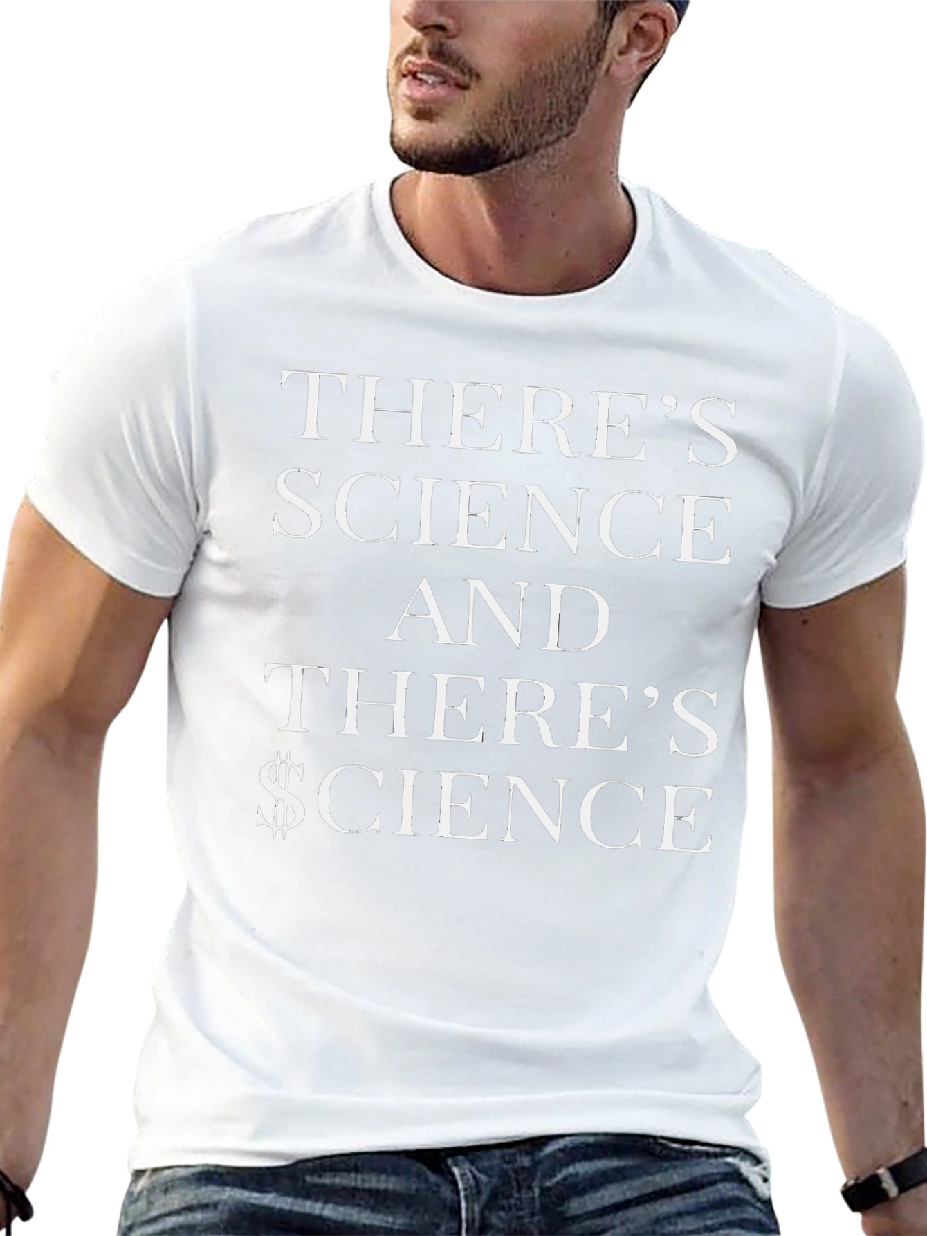 Theres Science & $cience Black T-Shirt