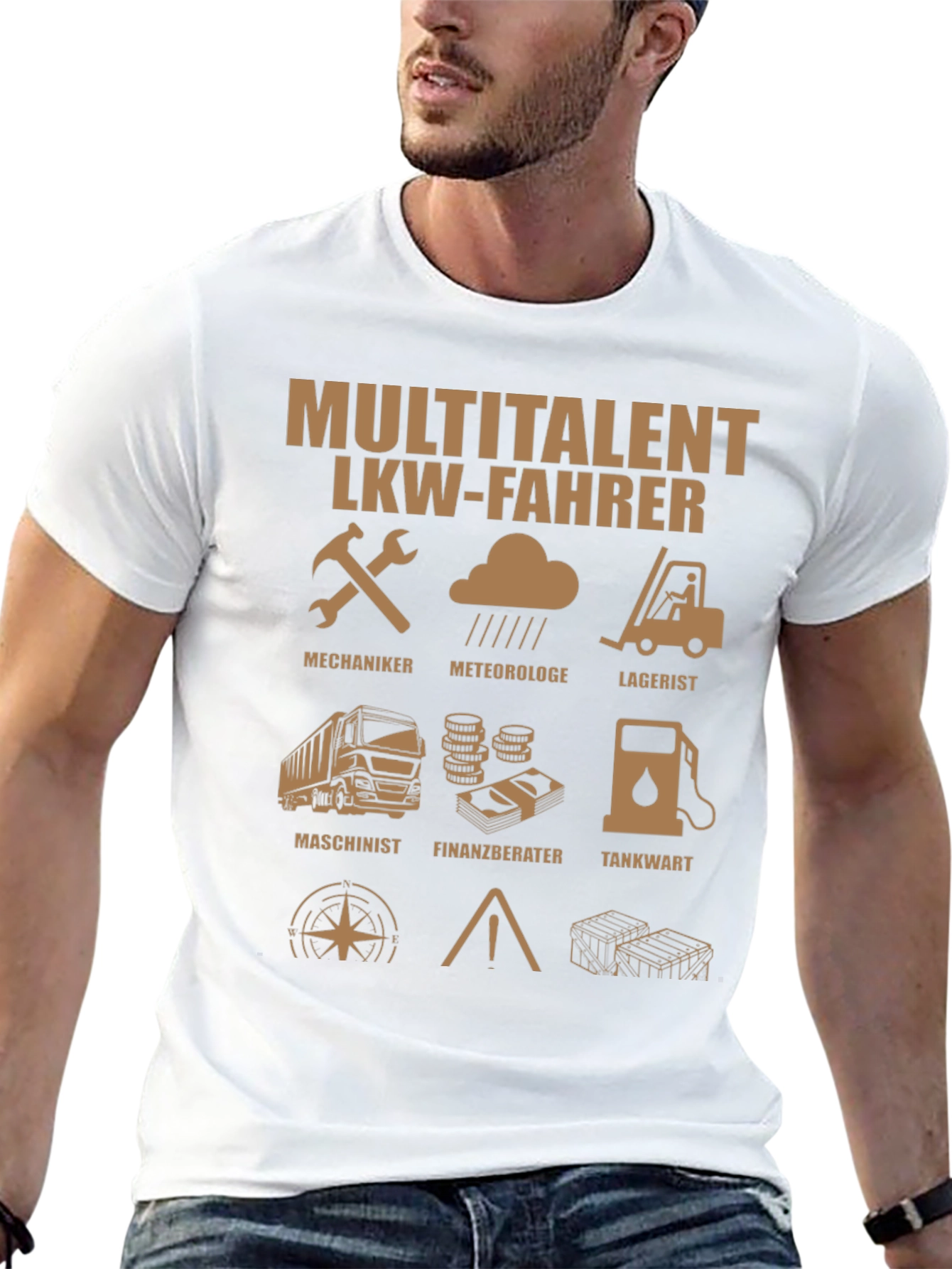 Multitalent LKW-Fahrer T-Shirt - Gift for Truck Drivers