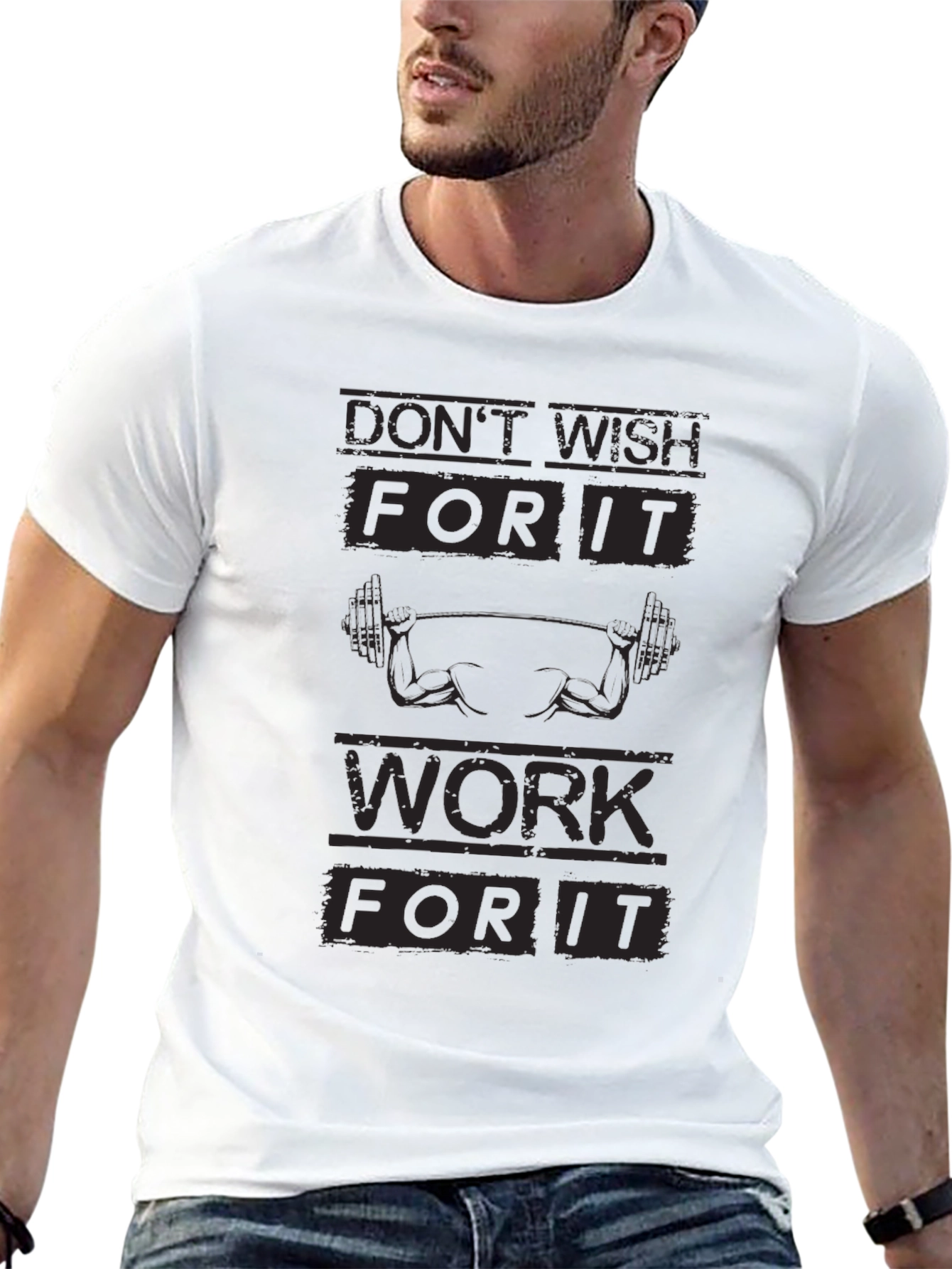 Motivational Gym T-Shirt - Work For It