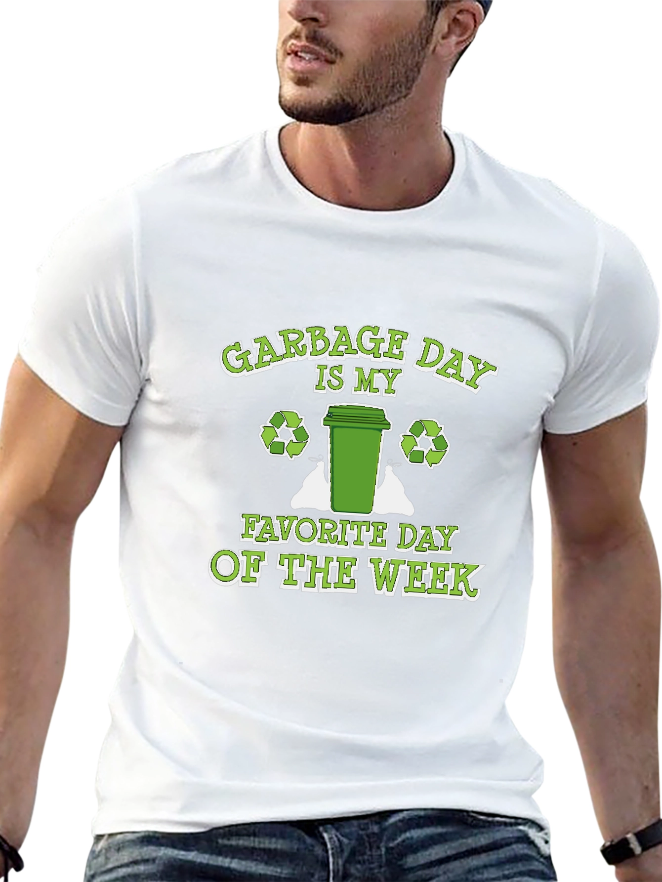 Garbage Day T-Shirt - Eco-Friendly Design