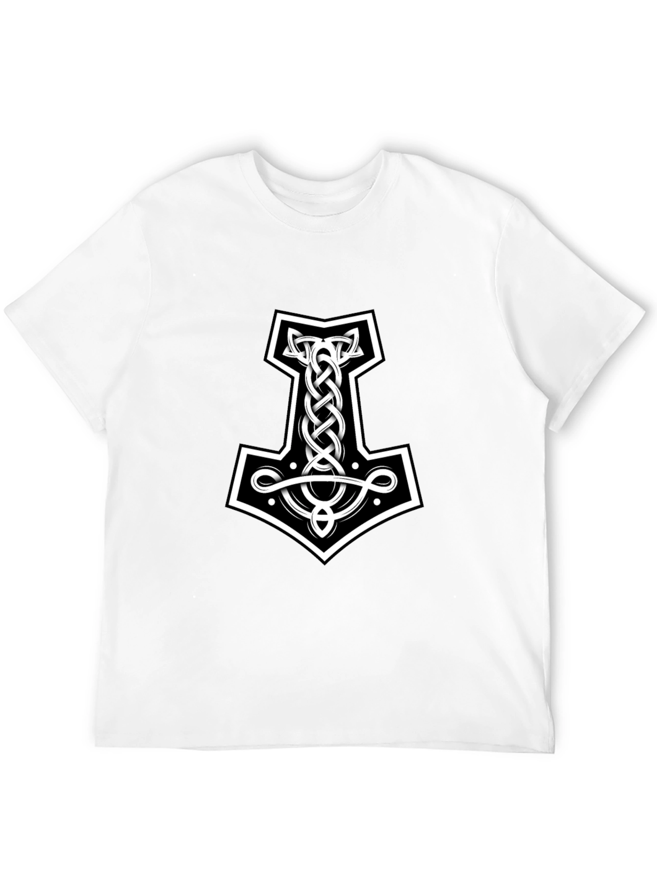 Celtic Knotwork Thors Hammer Graphic Tee