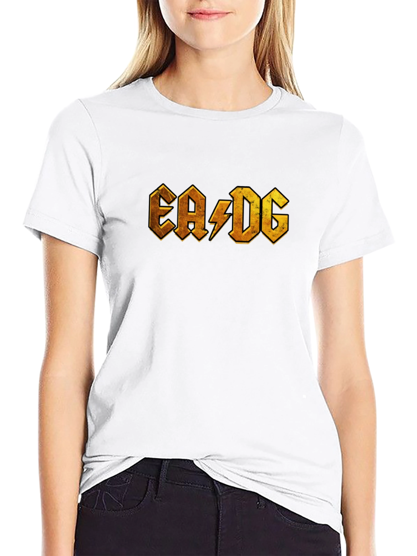 EA/DG Black Graphic Tee