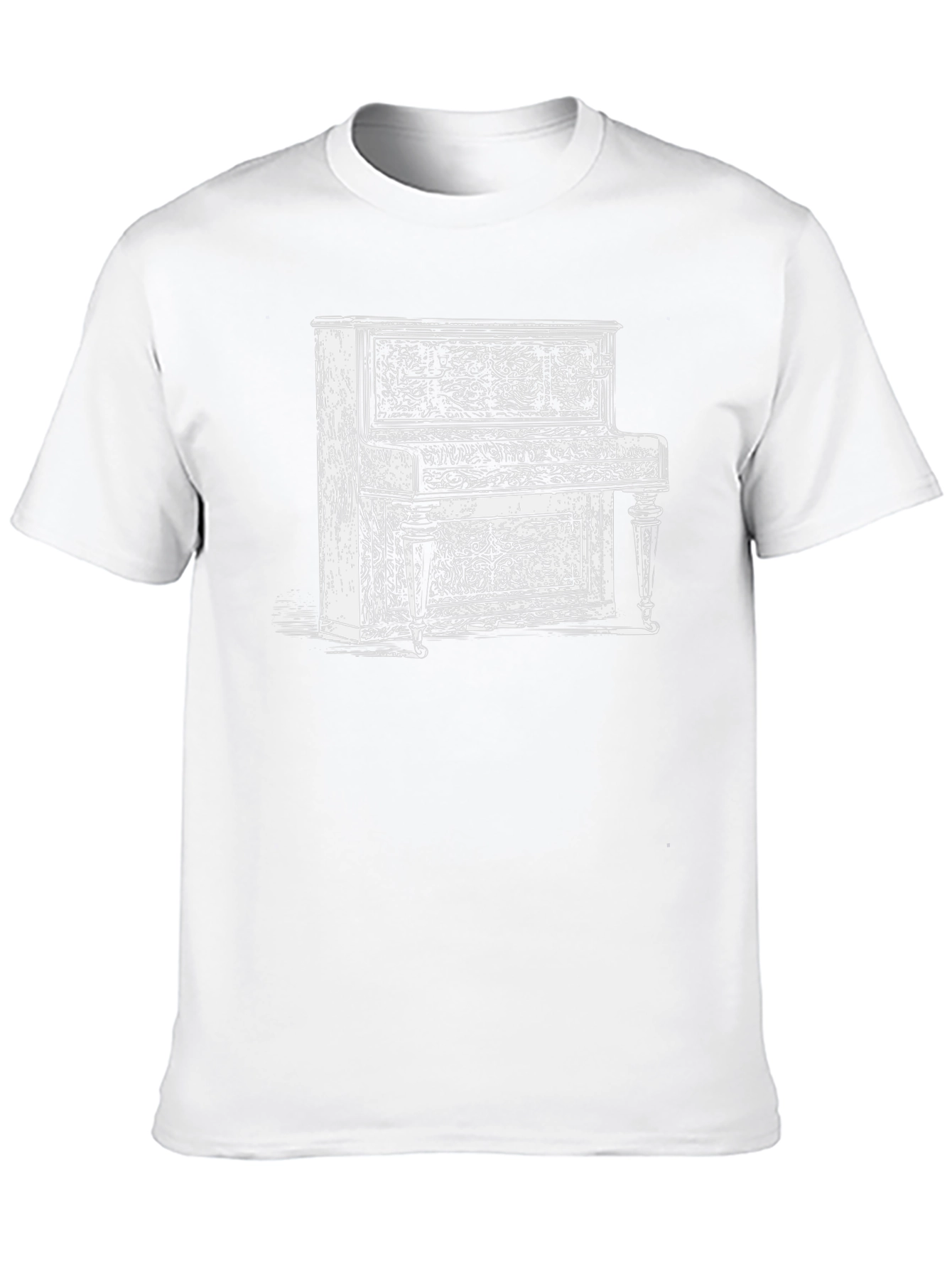Piano T-Shirt - Classic Instrument Graphic Tee