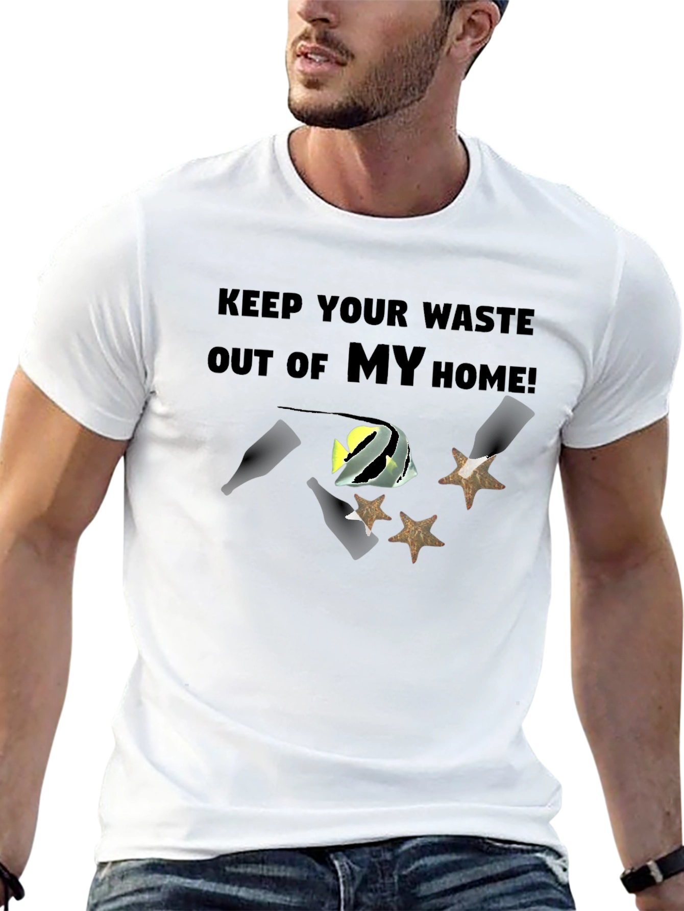 Keep Our Oceans Clean Graphic T-Shirt