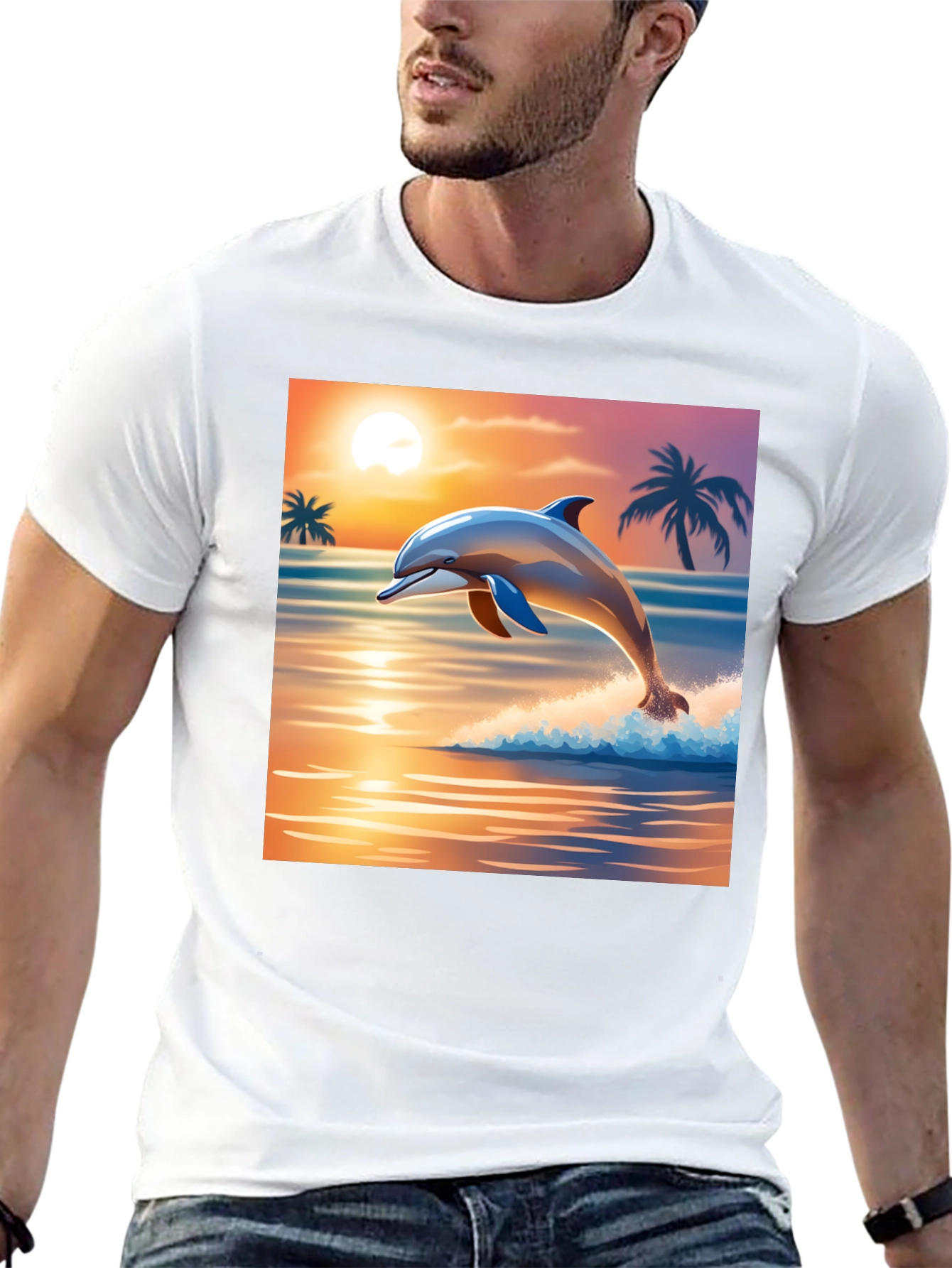 Dolphin Sunset T-Shirt