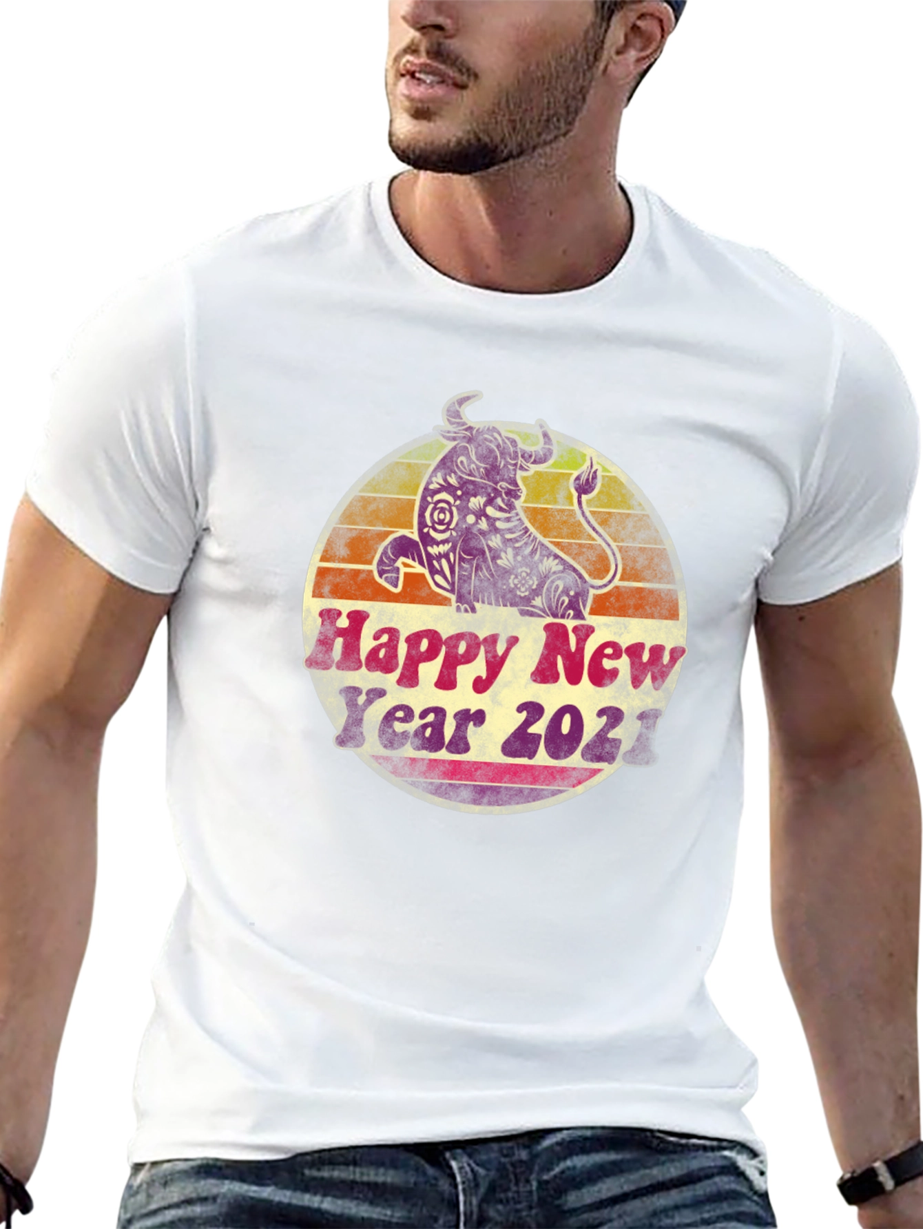 Happy New Year 2021 Bull T-Shirt