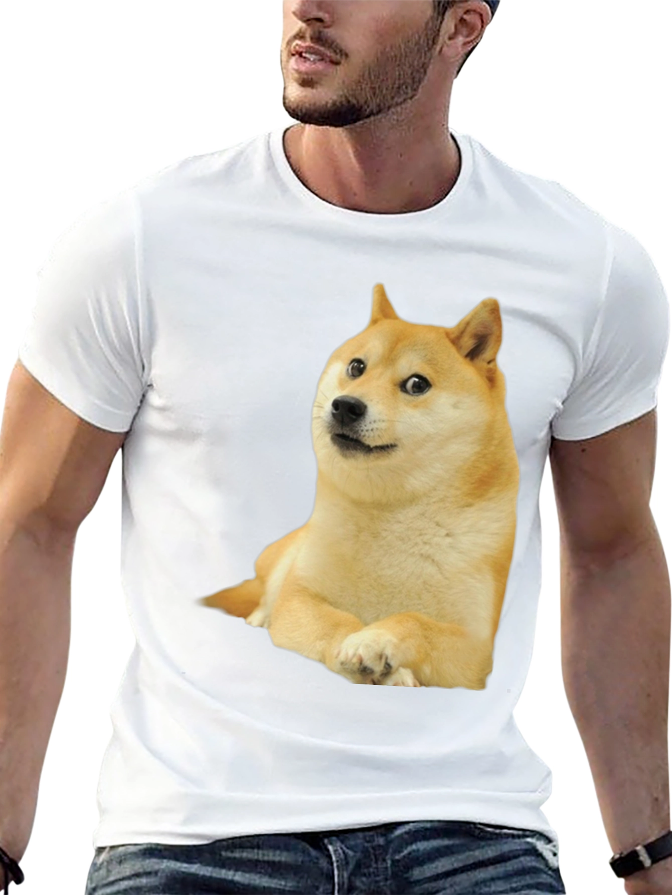 Doge Meme Black T-Shirt | Unisex Casual Wear
