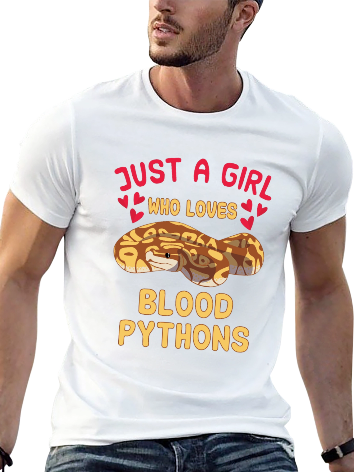Just A Girl Who Loves Blood Pythons T-Shirt