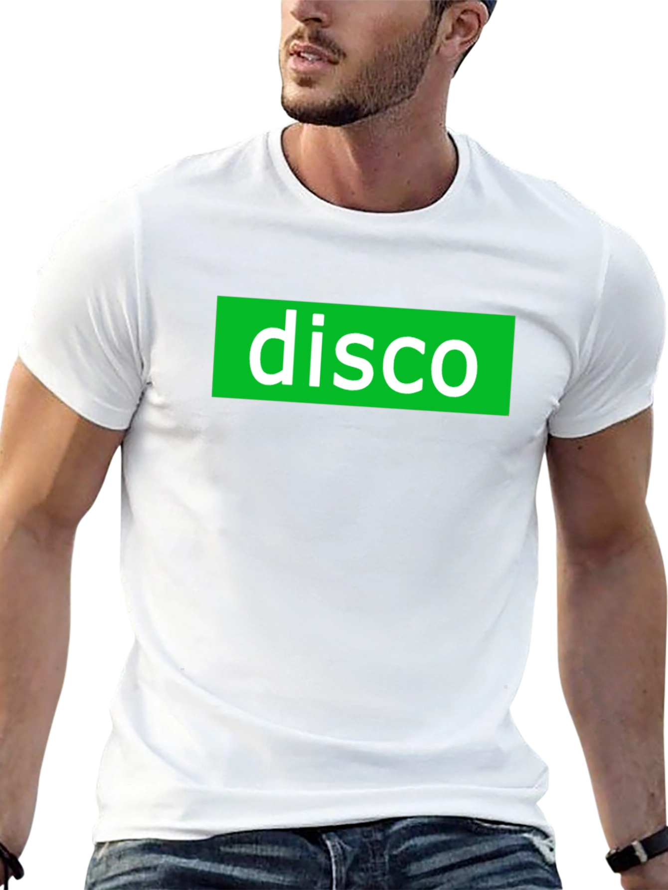 Disco Graphic Tee - Black Short Sleeve